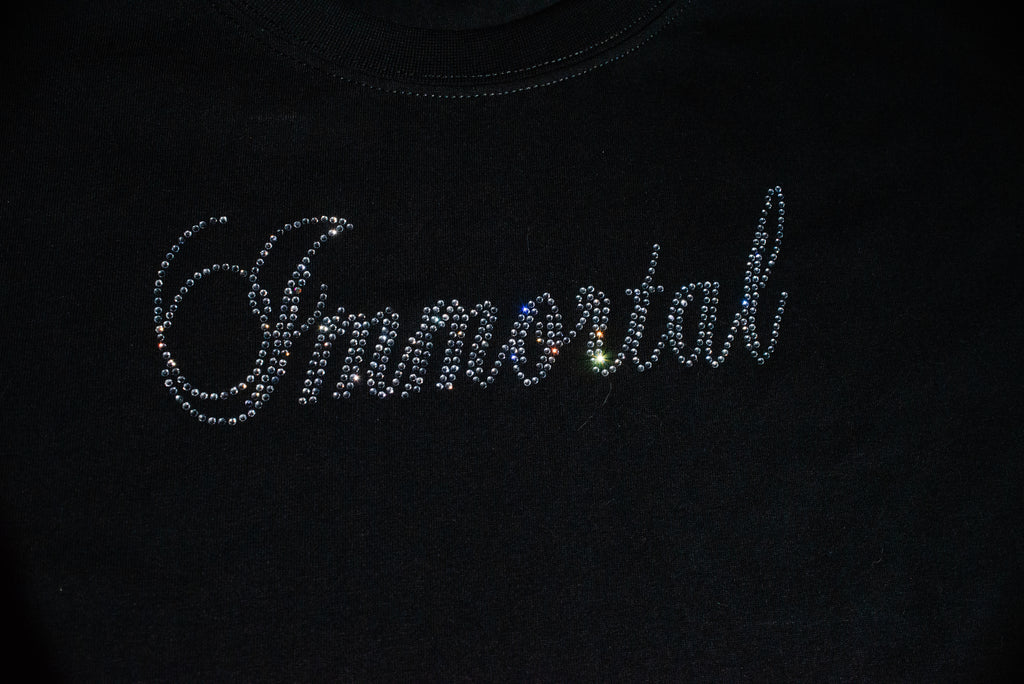 CRYSTAL ESSENTIALS BABY TEE