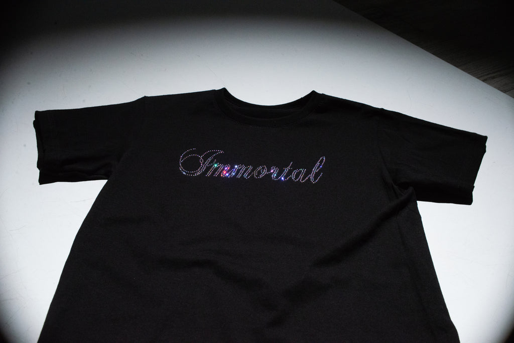CRYSTAL ESSENTIALS BABY TEE