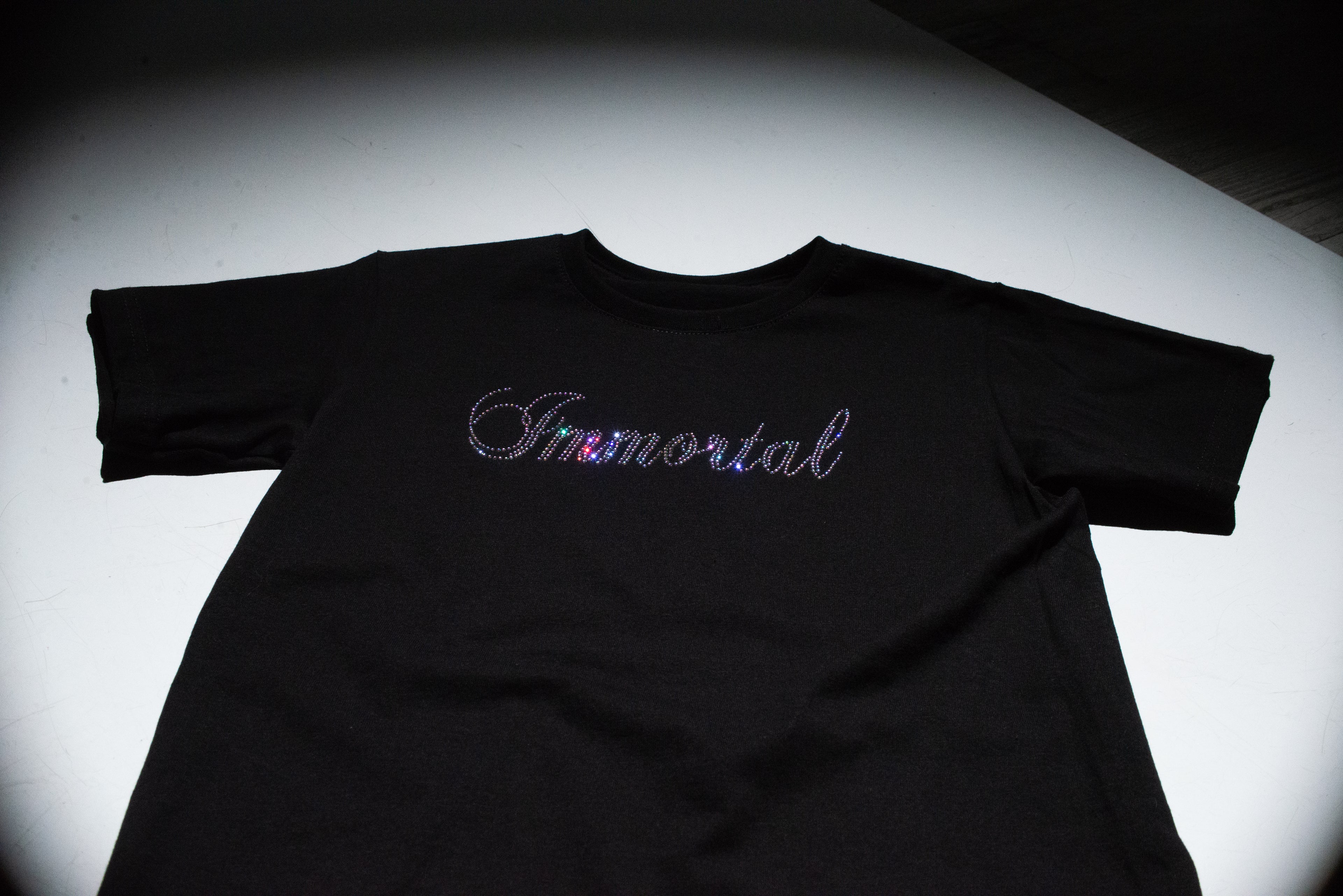 CRYSTAL ESSENTIALS BABY TEE
