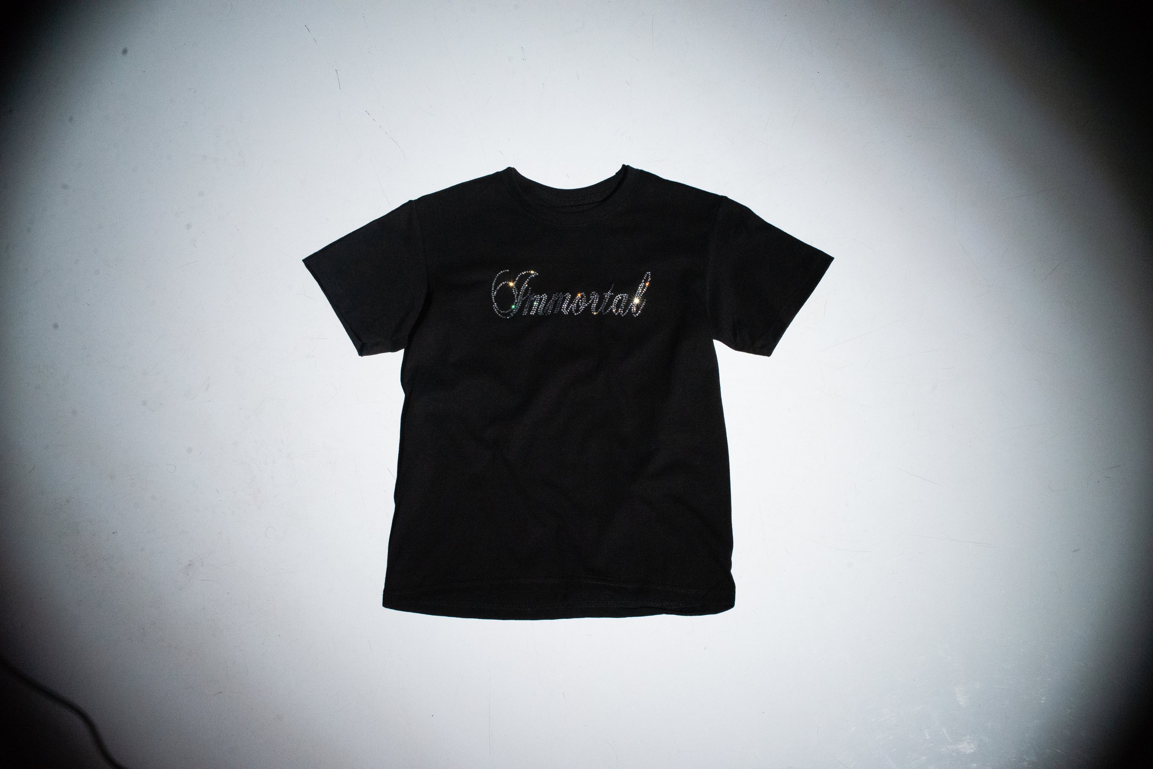 CRYSTAL ESSENTIALS BABY TEE