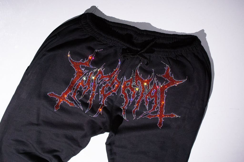 IMMORTAL CRYSTALS HEAVYGLOOM ORANGE BURST TRACKPANT