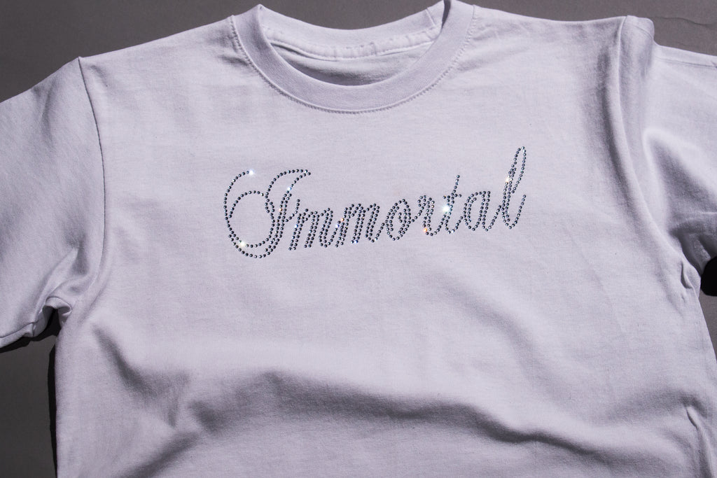 CRYSTAL ESSENTIALS BABY TEE
