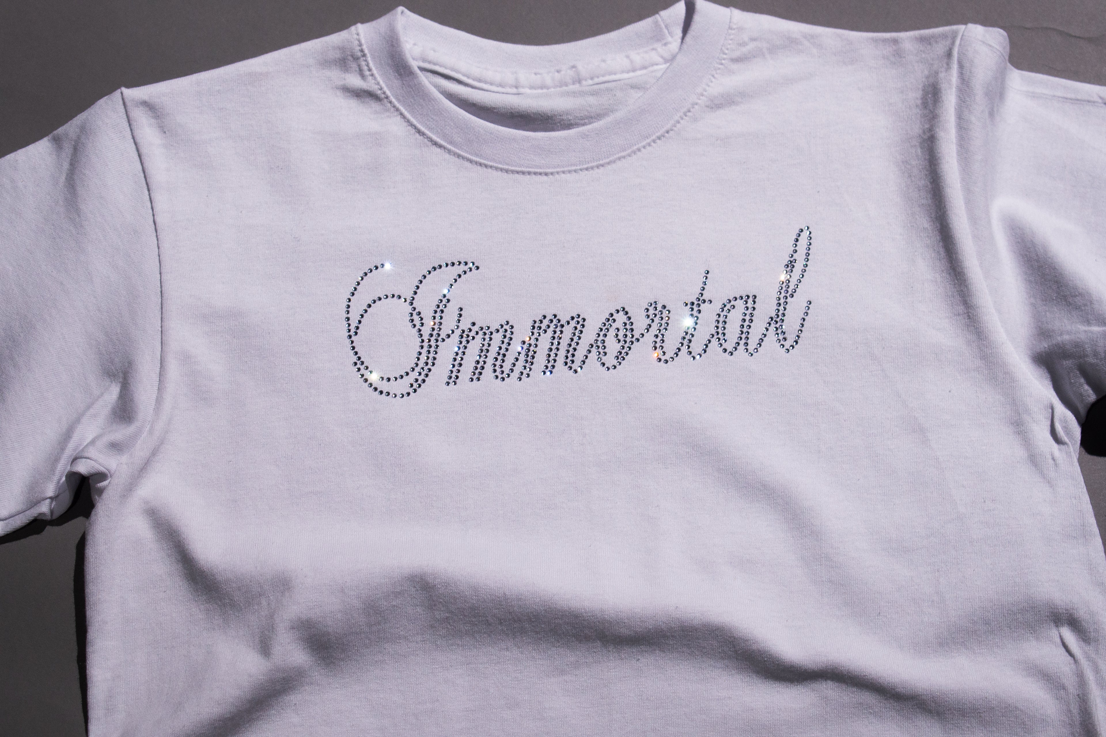 CRYSTAL ESSENTIALS BABY TEE