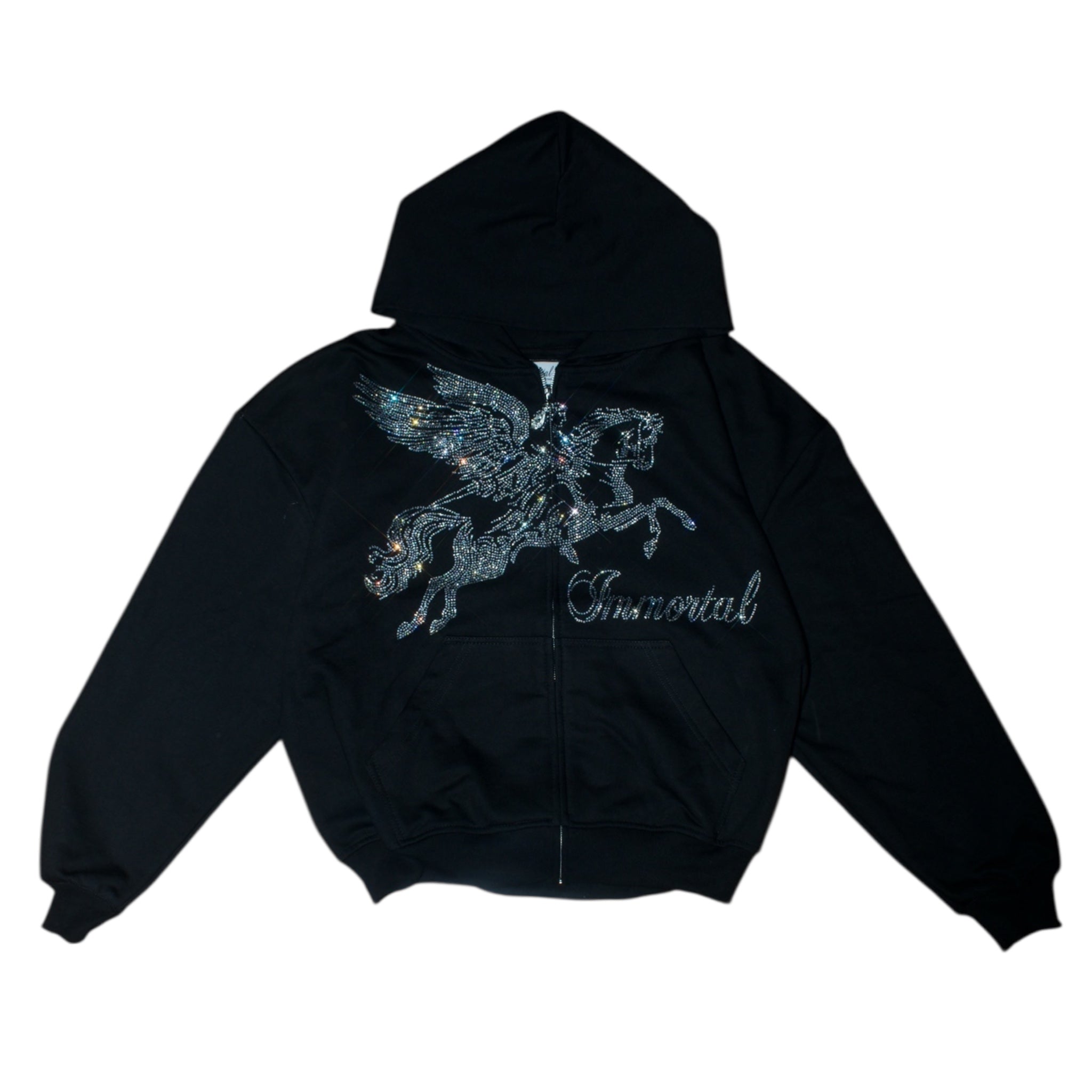 PEGASUS BOXY ZIP BLACK