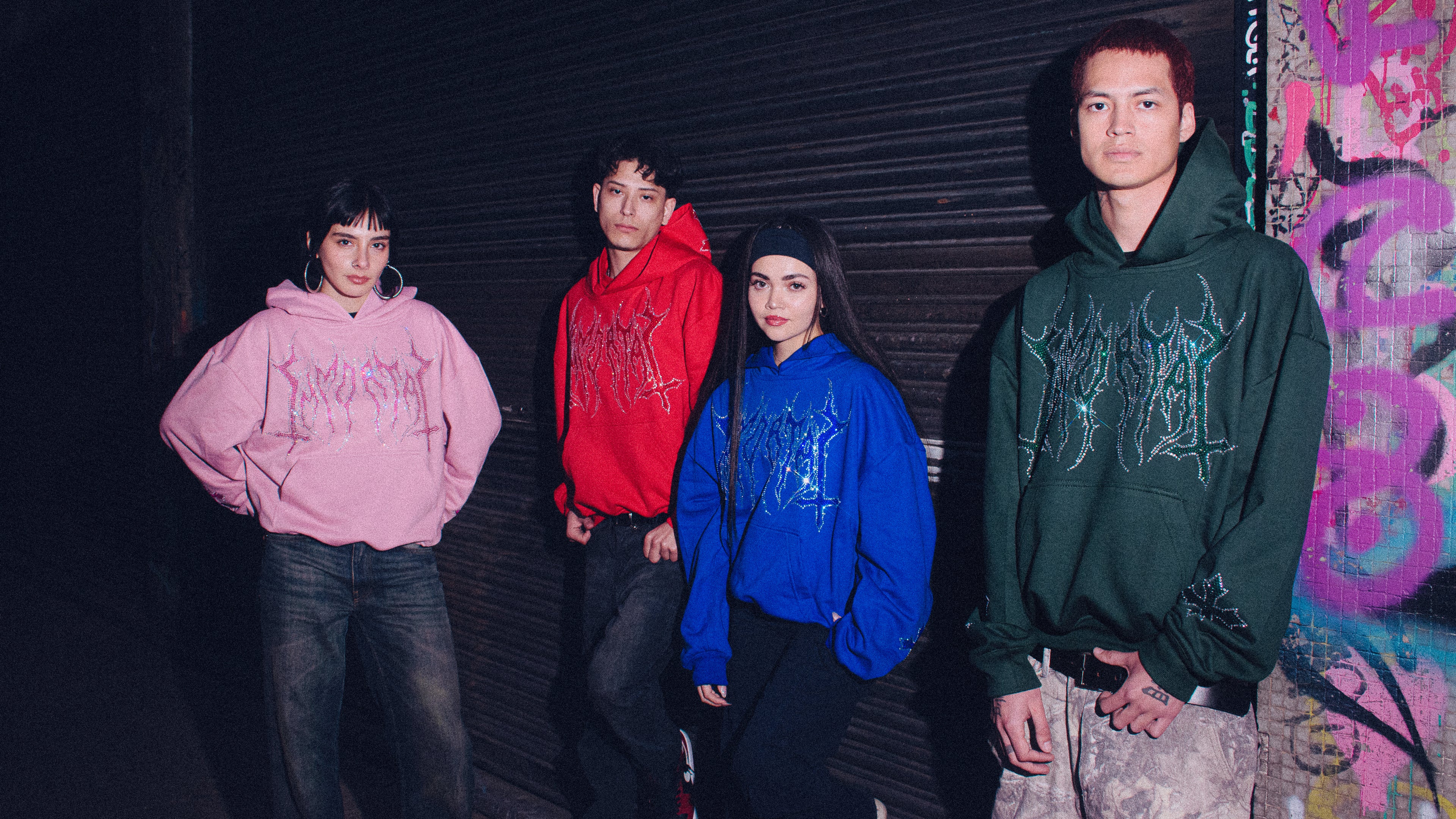 HEAVYGLOOM BOXY HOODIE PINK