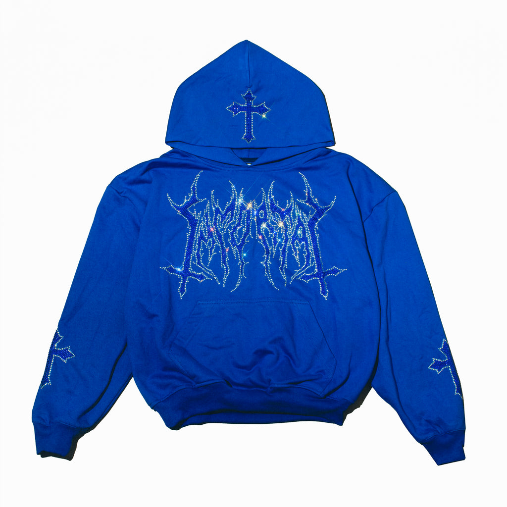 HEAVYGLOOM BOXY HOODIE BLUE