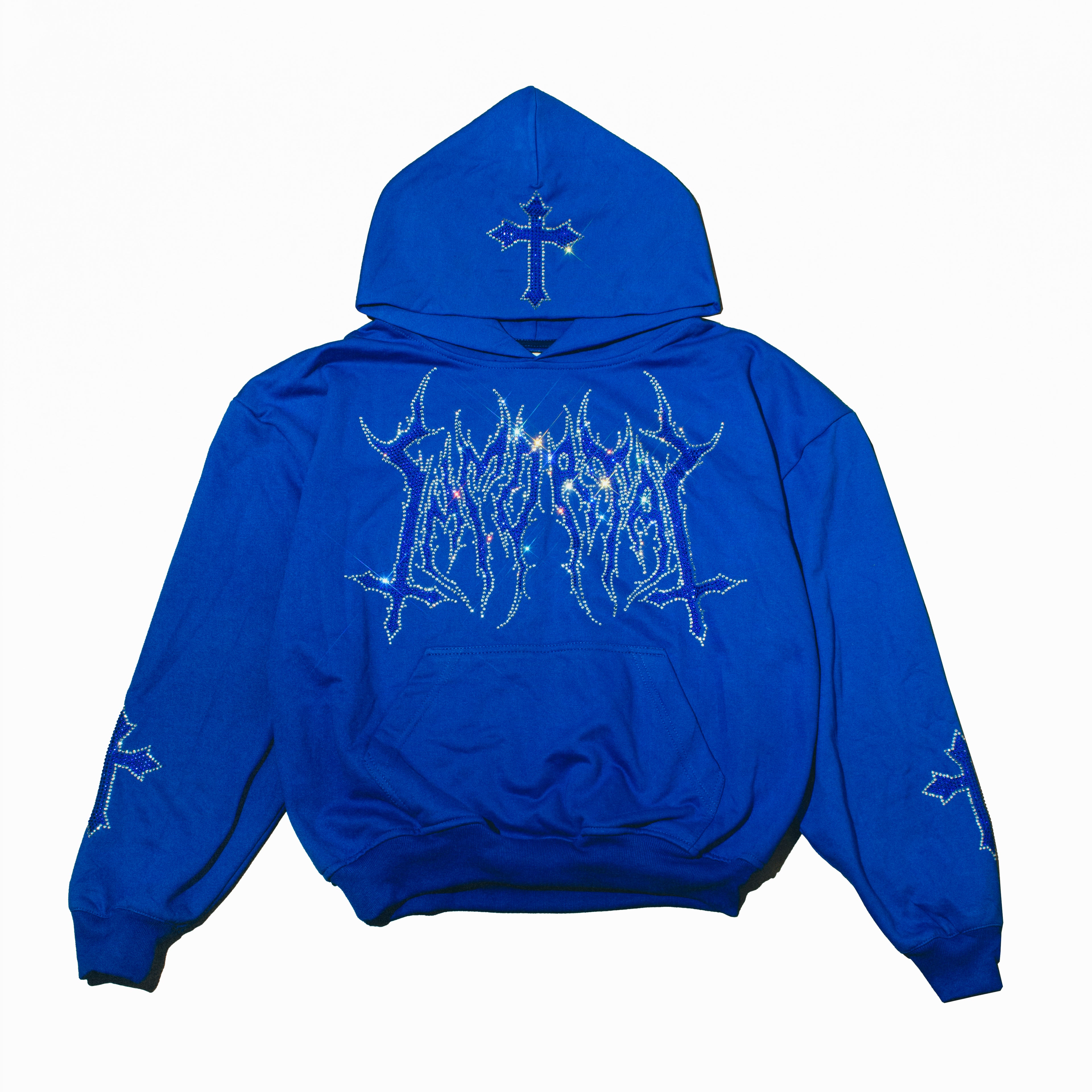 HEAVYGLOOM BOXY HOODIE BLUE