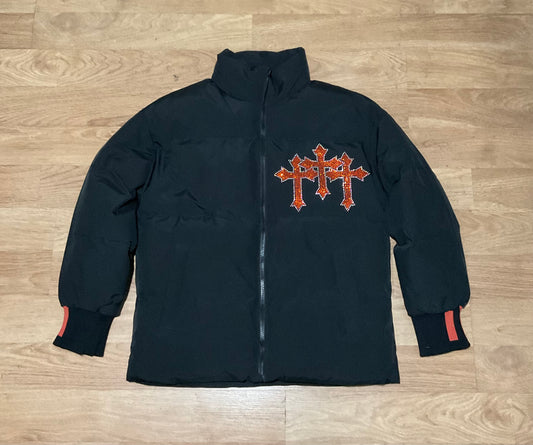 IMMORTAL HEAYGLOOM ACID CRYSTAL PUFFER JACKET LIMITED EDITION SAMPLE 1/1 TALLA M