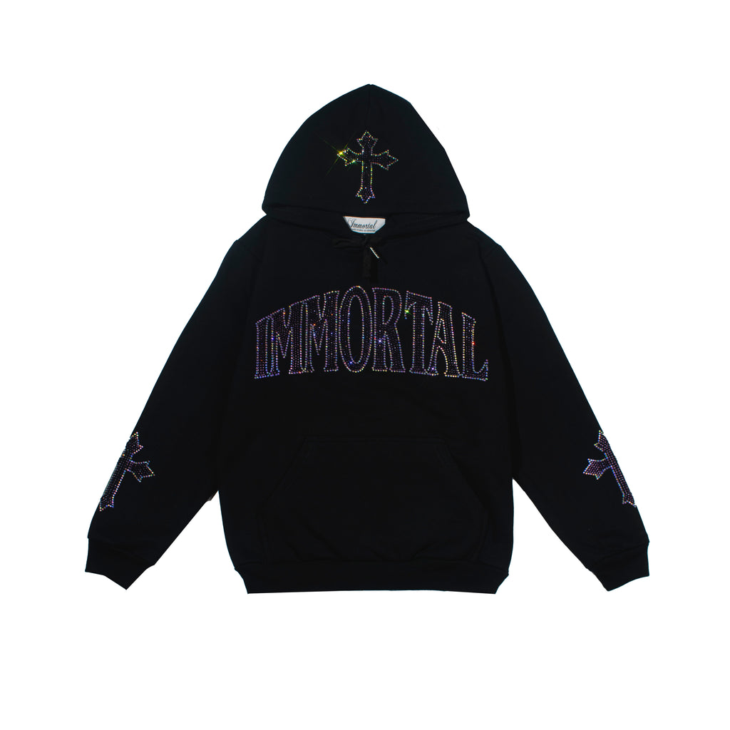 IMMORTAL CRYSTALS CODEINE PURPLE HOODIE  / ZIP