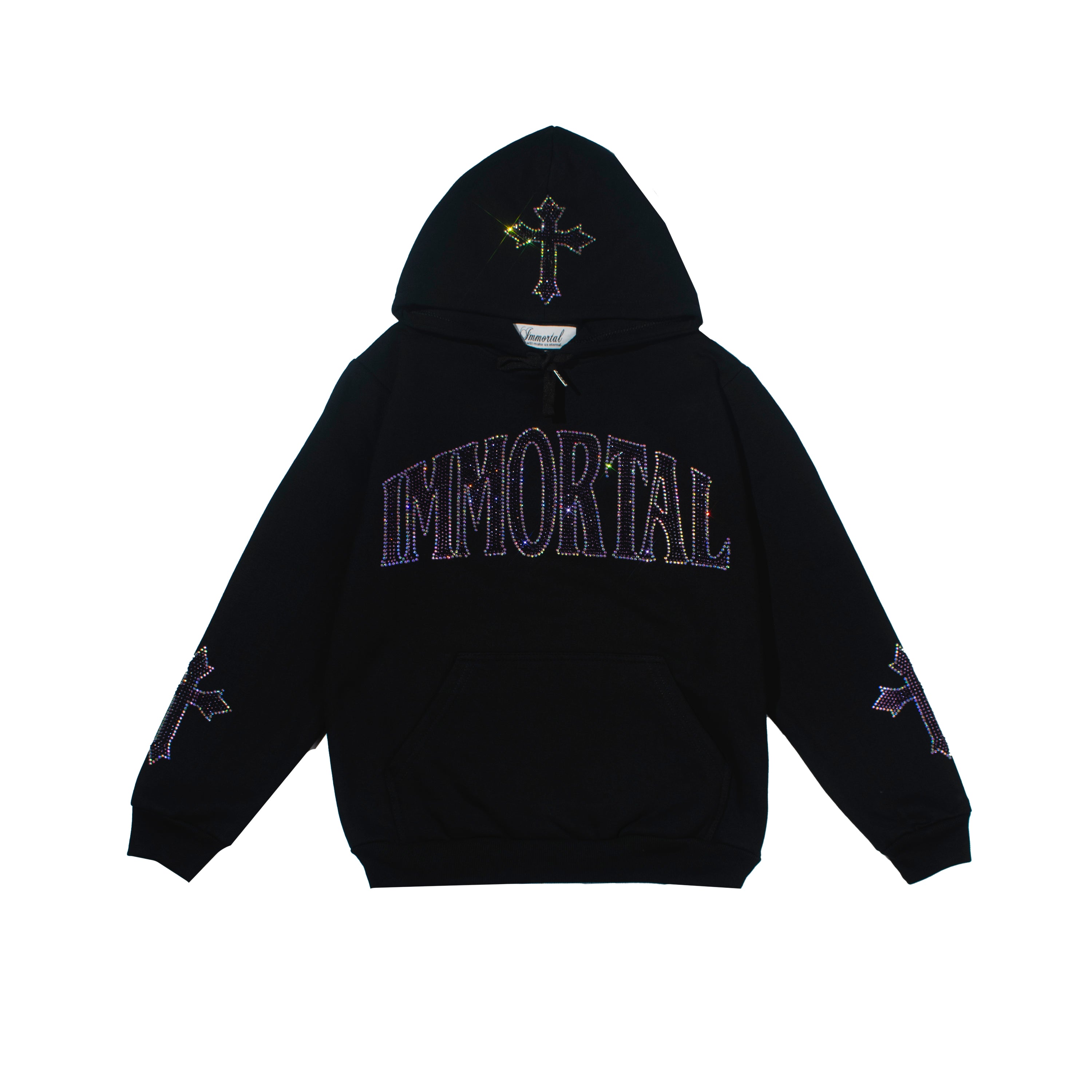 IMMORTAL CRYSTALS CODEINE PURPLE HOODIE  / ZIP