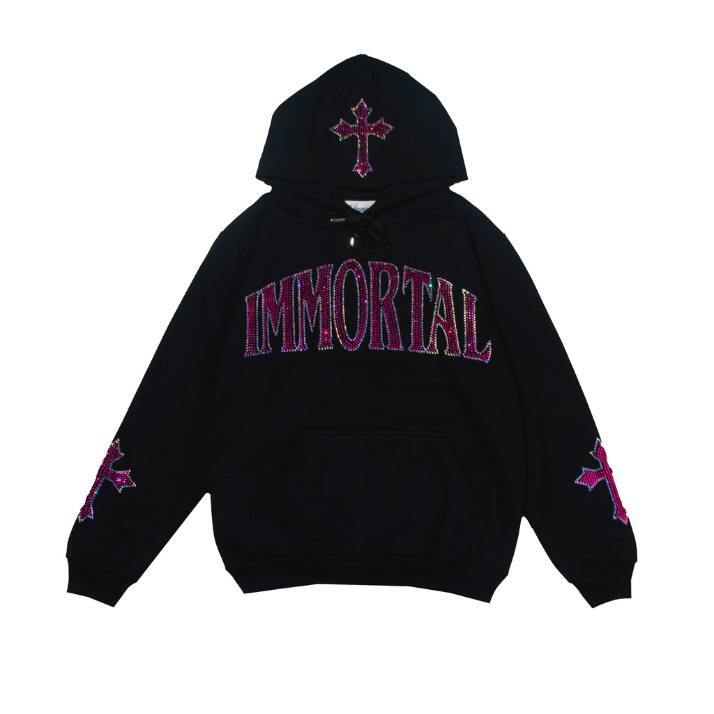 CRYSTALS COTTONCANDY HOODIE / ZIP