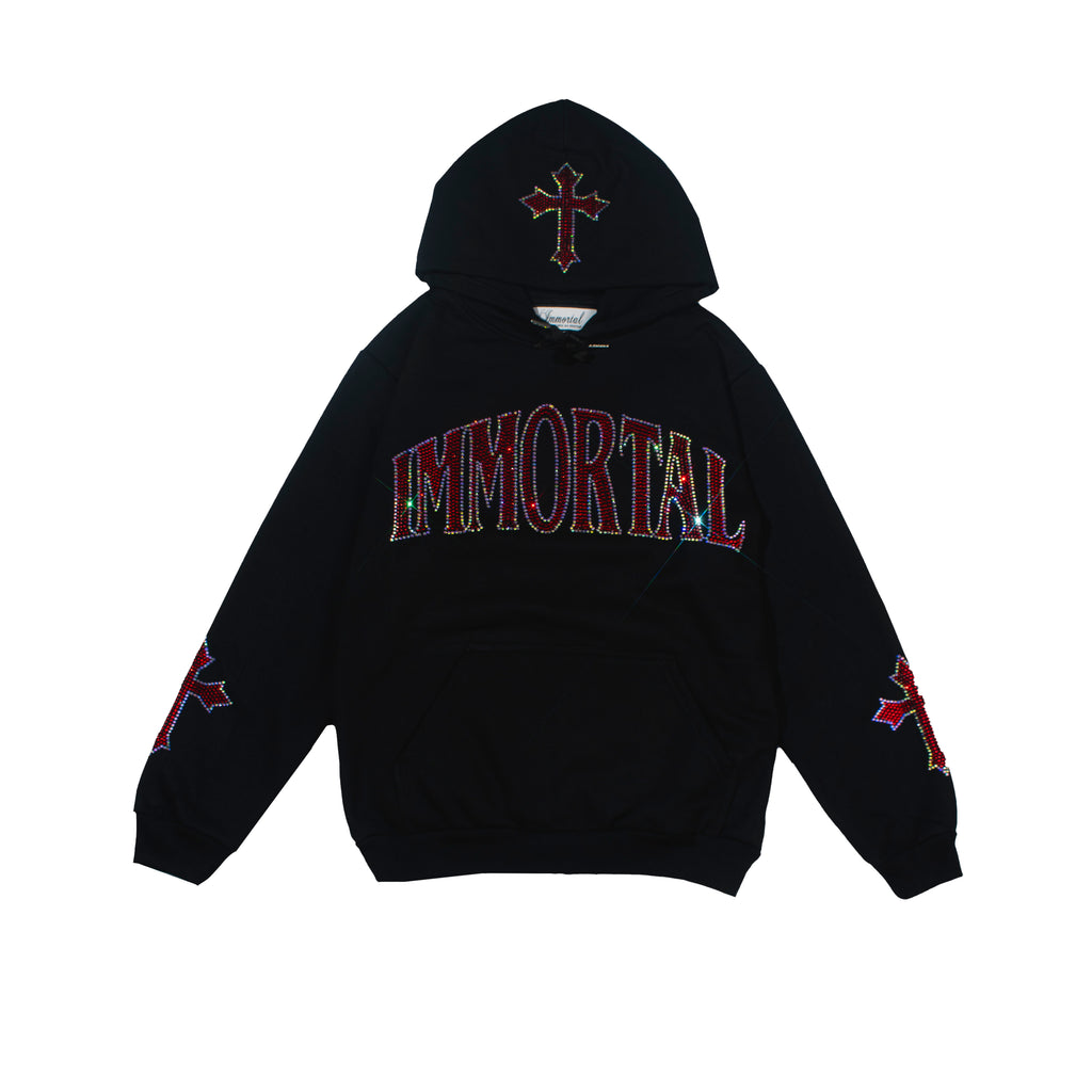 IMMORTAL CRYSTALS RUBY HOODIE