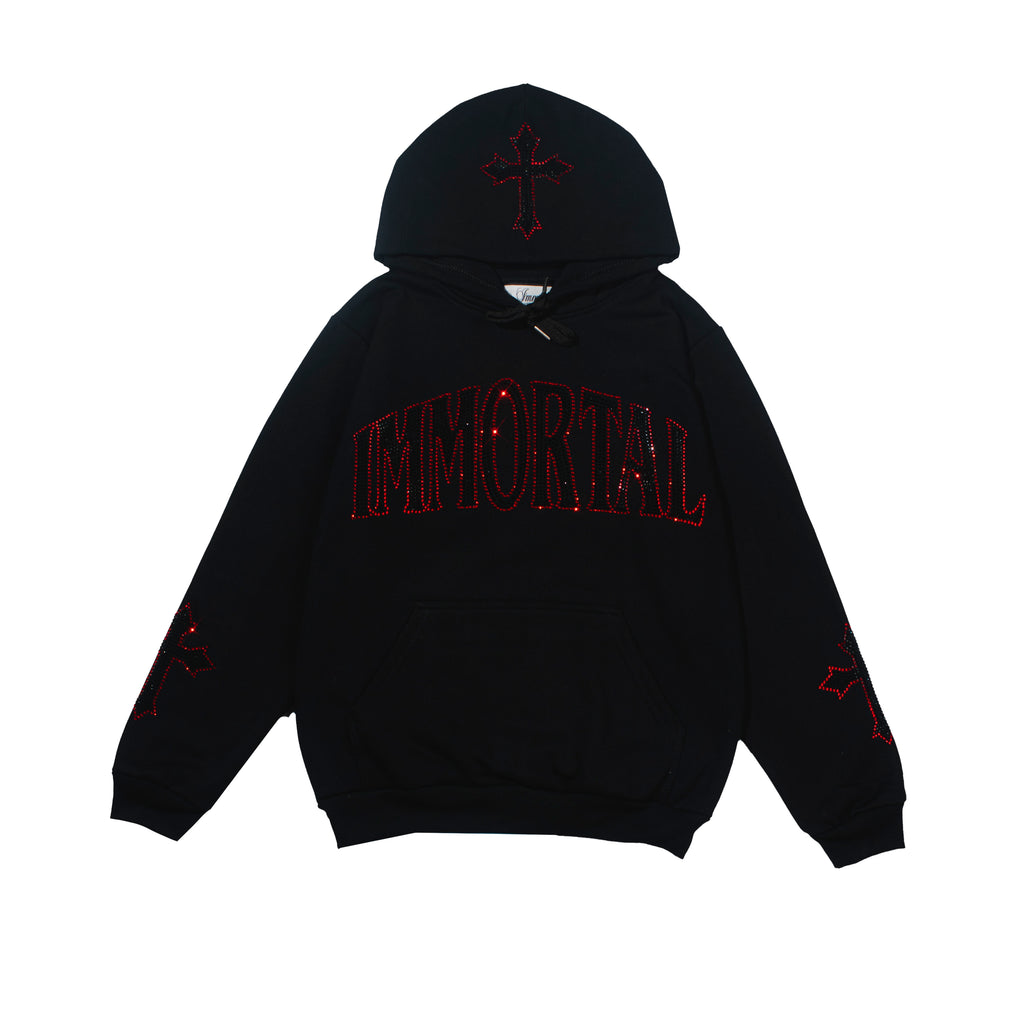 CRYSTALS REDVENOM HOODIE / ZIP