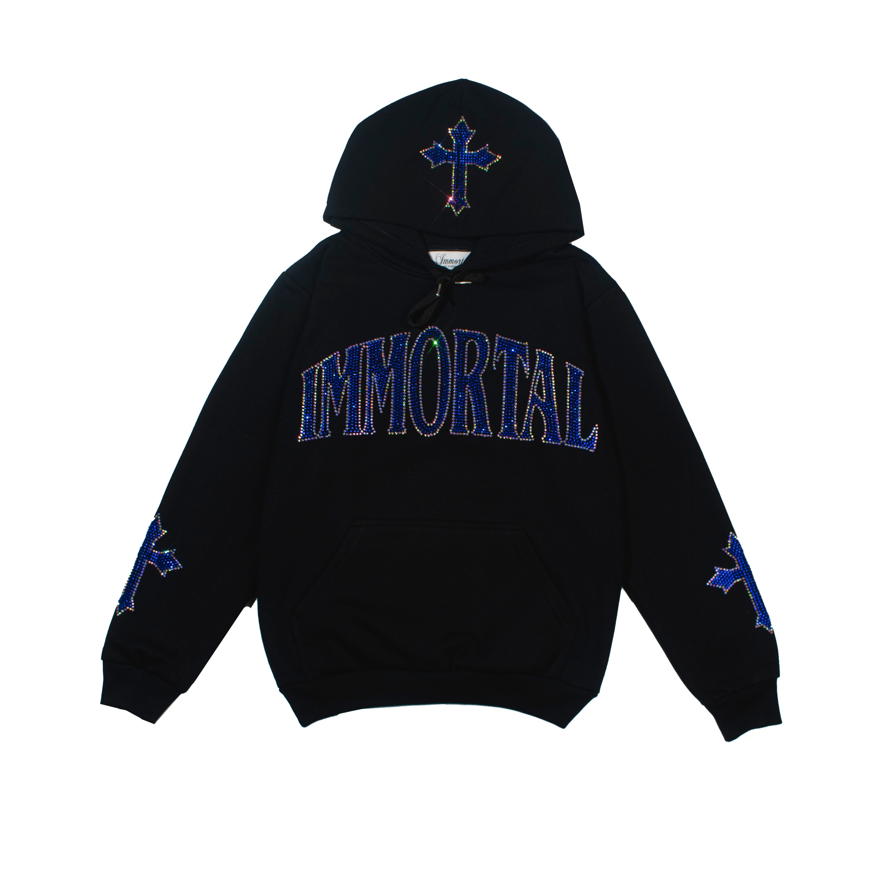 IMMORTAL CRYSTALS SAPPHIRE BLUE HOODIE / ZIP