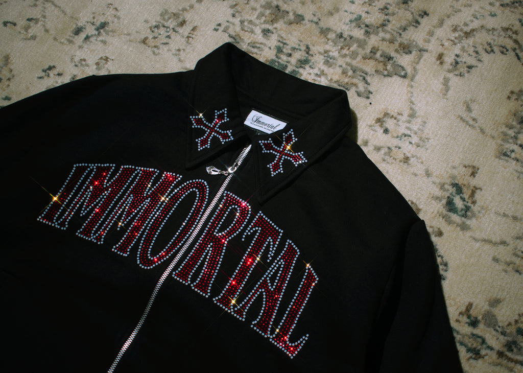 (new)Crystals Classic Bomber Jacket
