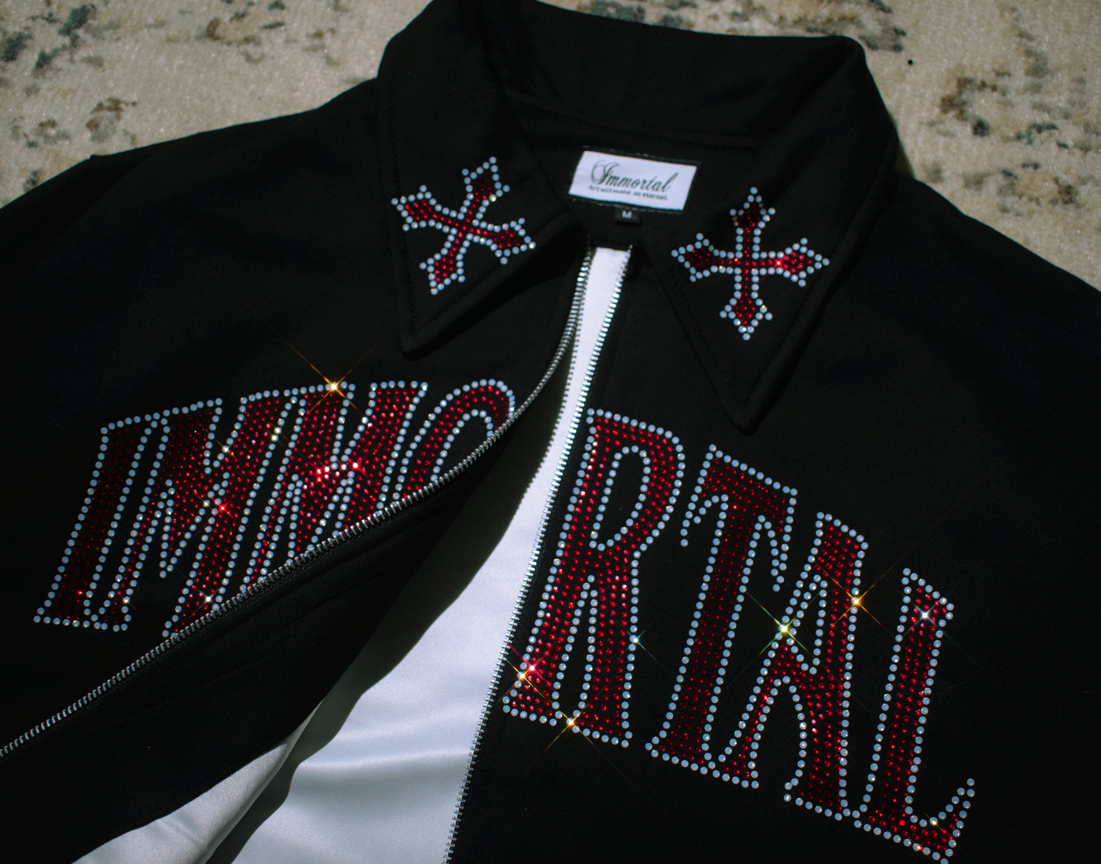 (new)Crystals Classic Bomber Jacket