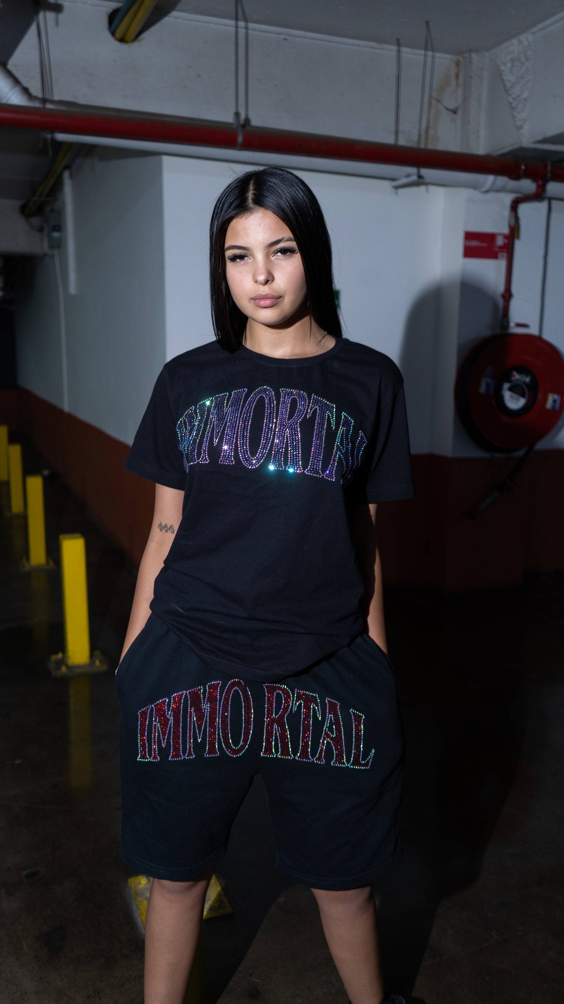 IMMORTAL CRYSTALS CODEINE PURPLE SHIRT