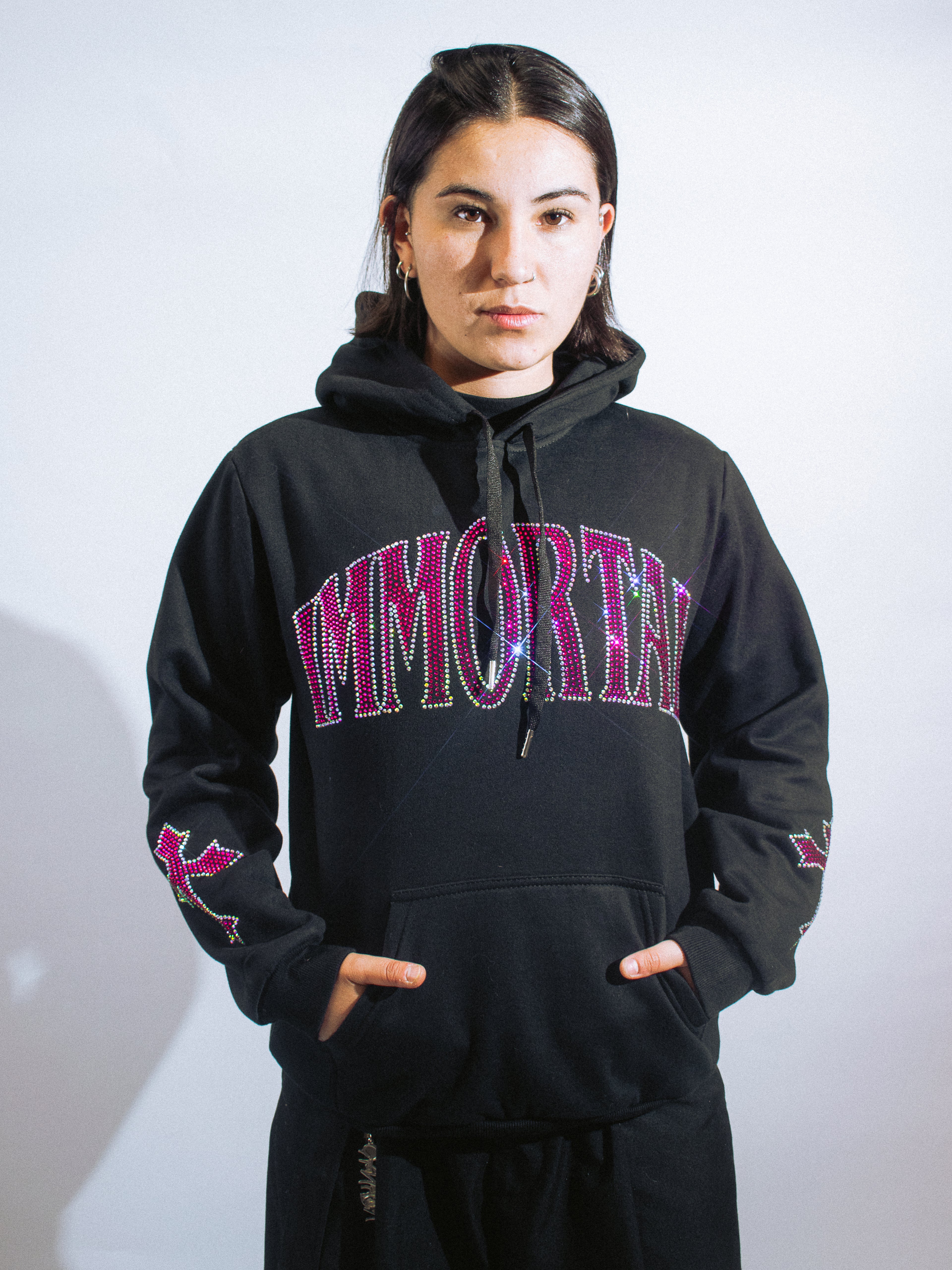 CRYSTALS COTTONCANDY HOODIE / ZIP