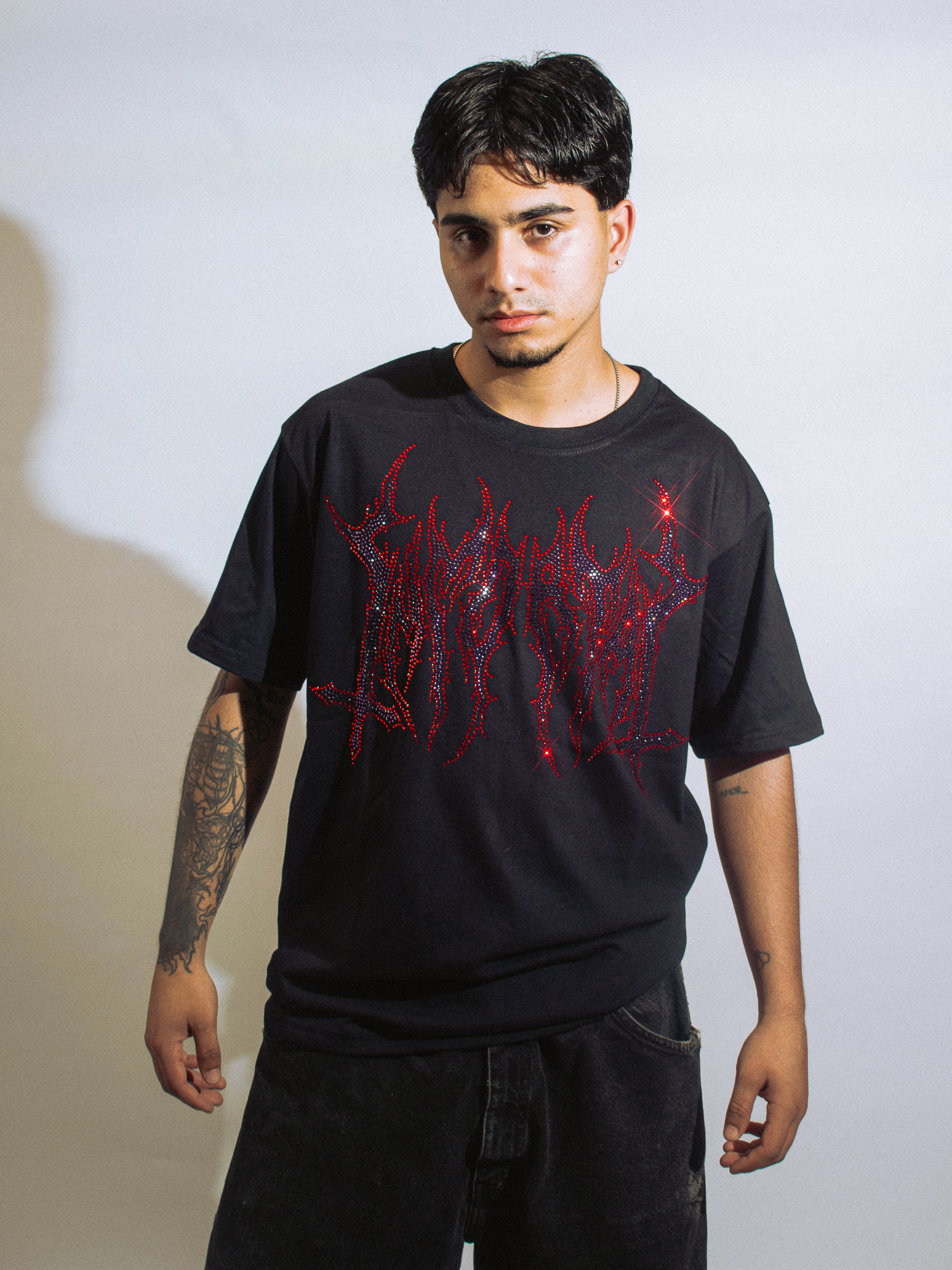 IMMORTAL HEAVYGLOOM CRYSTALS RED CODEINE SHIRT