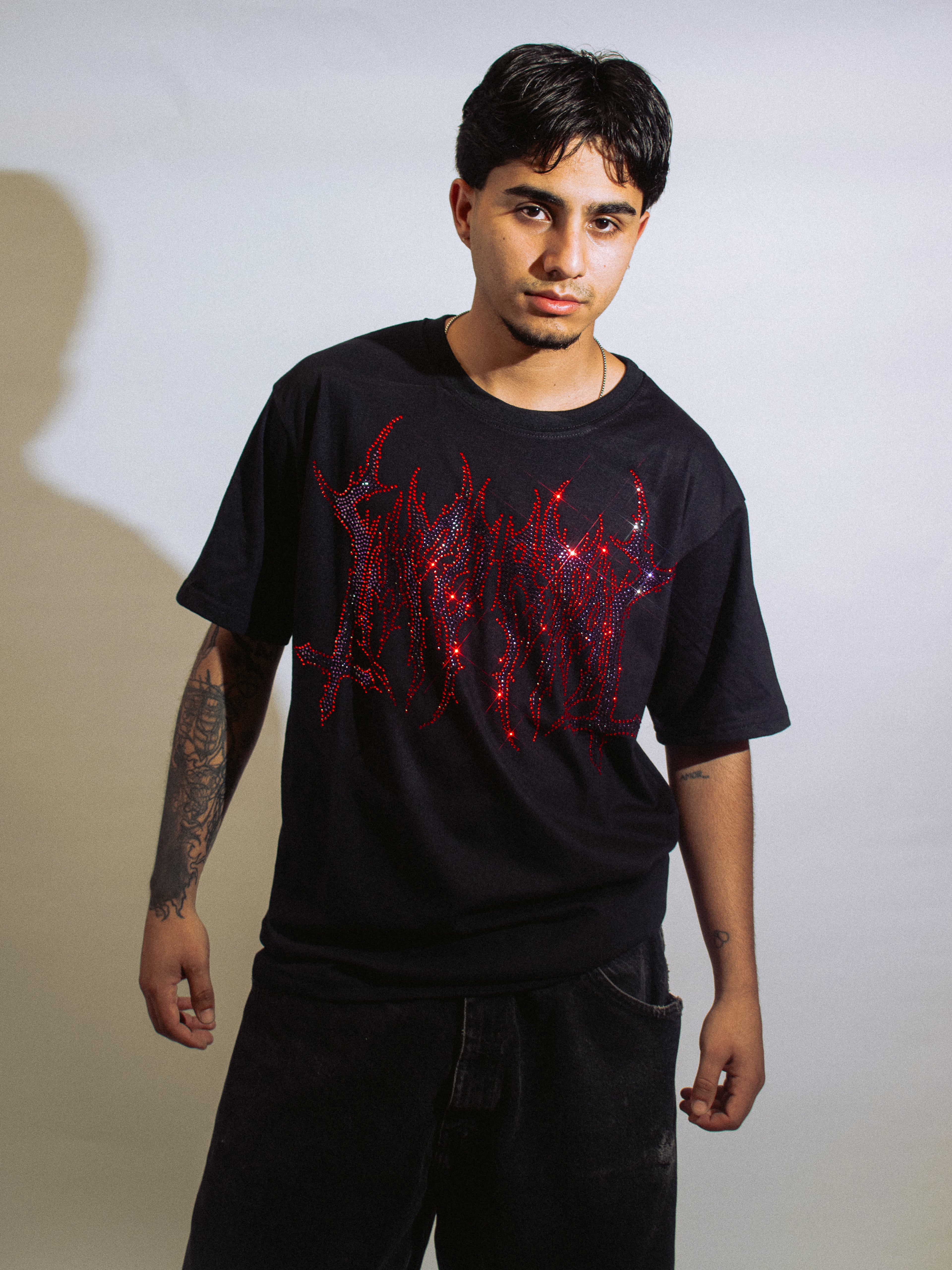 IMMORTAL HEAVYGLOOM CRYSTALS RED CODEINE SHIRT