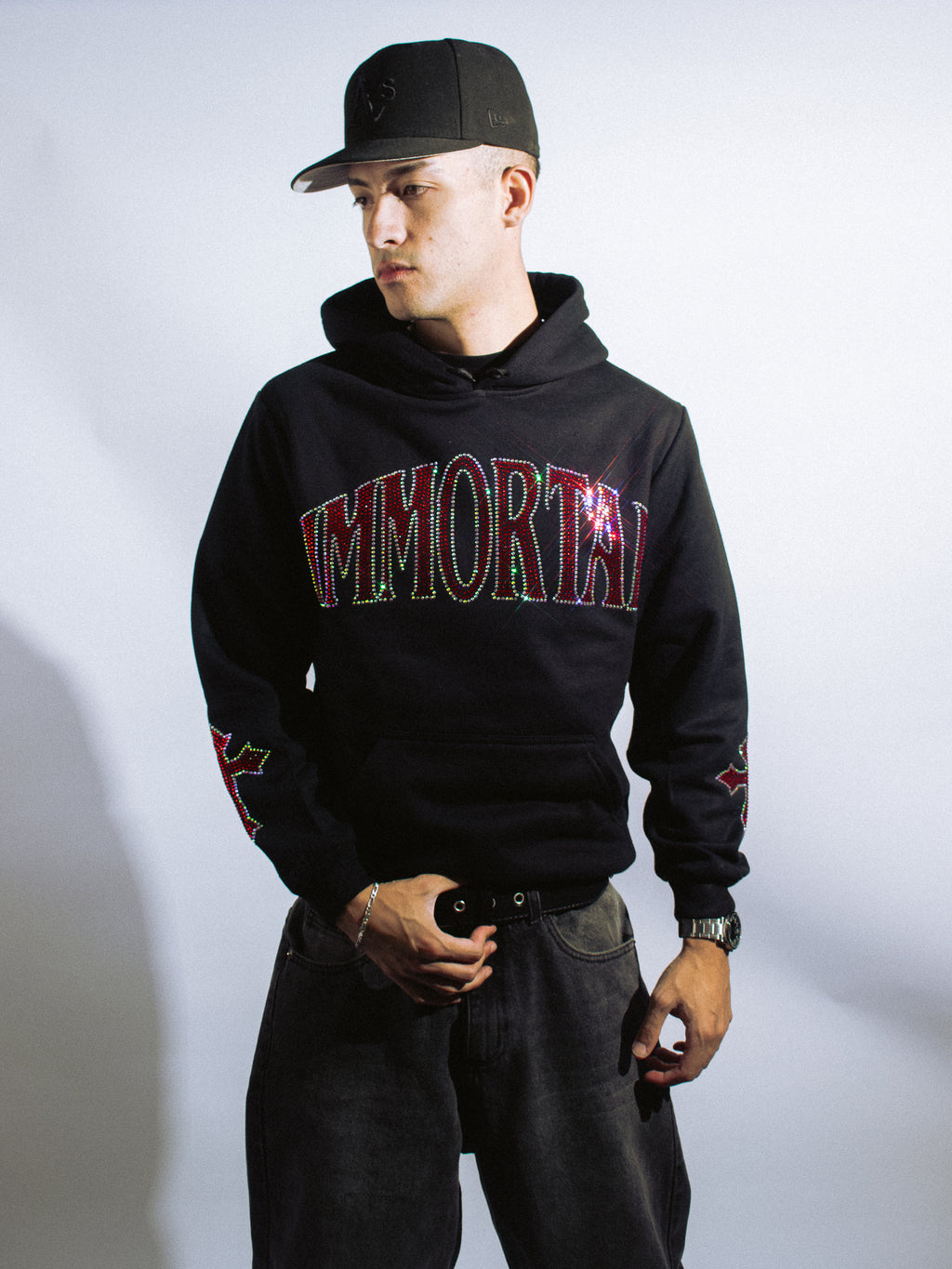 IMMORTAL CRYSTALS RUBY HOODIE