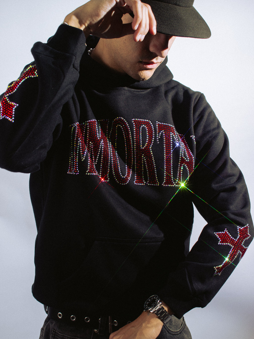 IMMORTAL CRYSTALS RUBY HOODIE