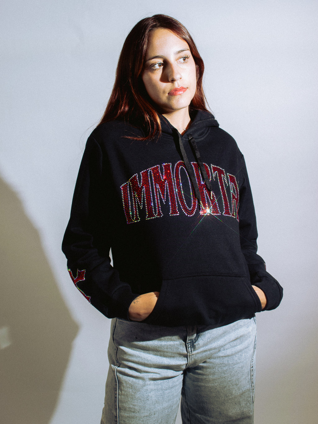 IMMORTAL CRYSTALS RUBY HOODIE