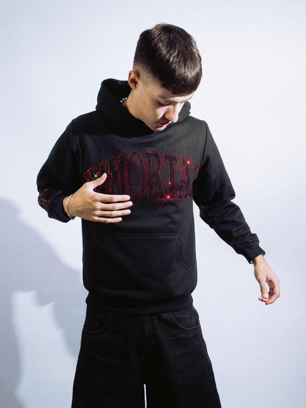 CRYSTALS REDVENOM HOODIE / ZIP