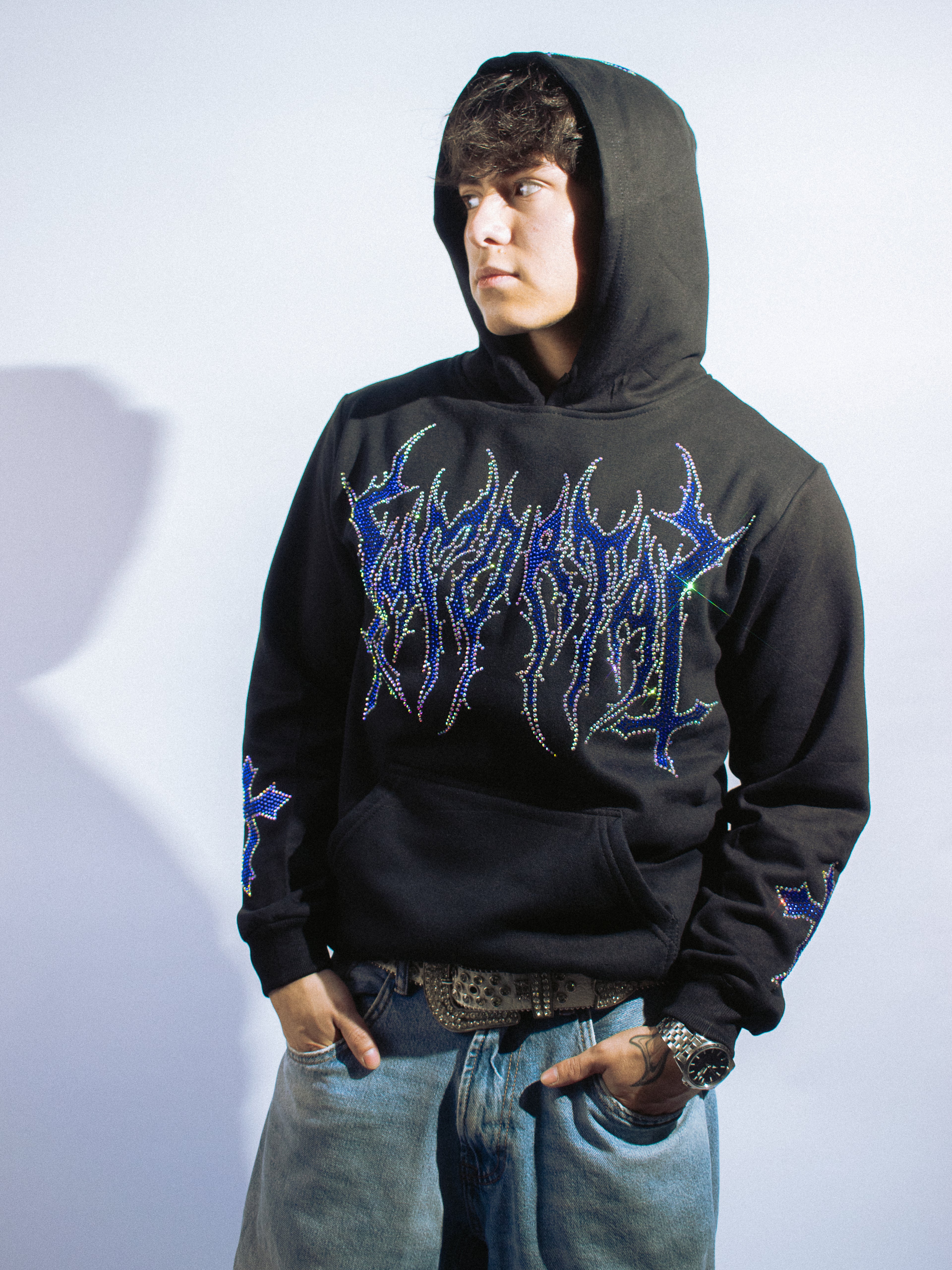 HEAVYGLOOM ROYAL BLUE HOODIE / ZIP