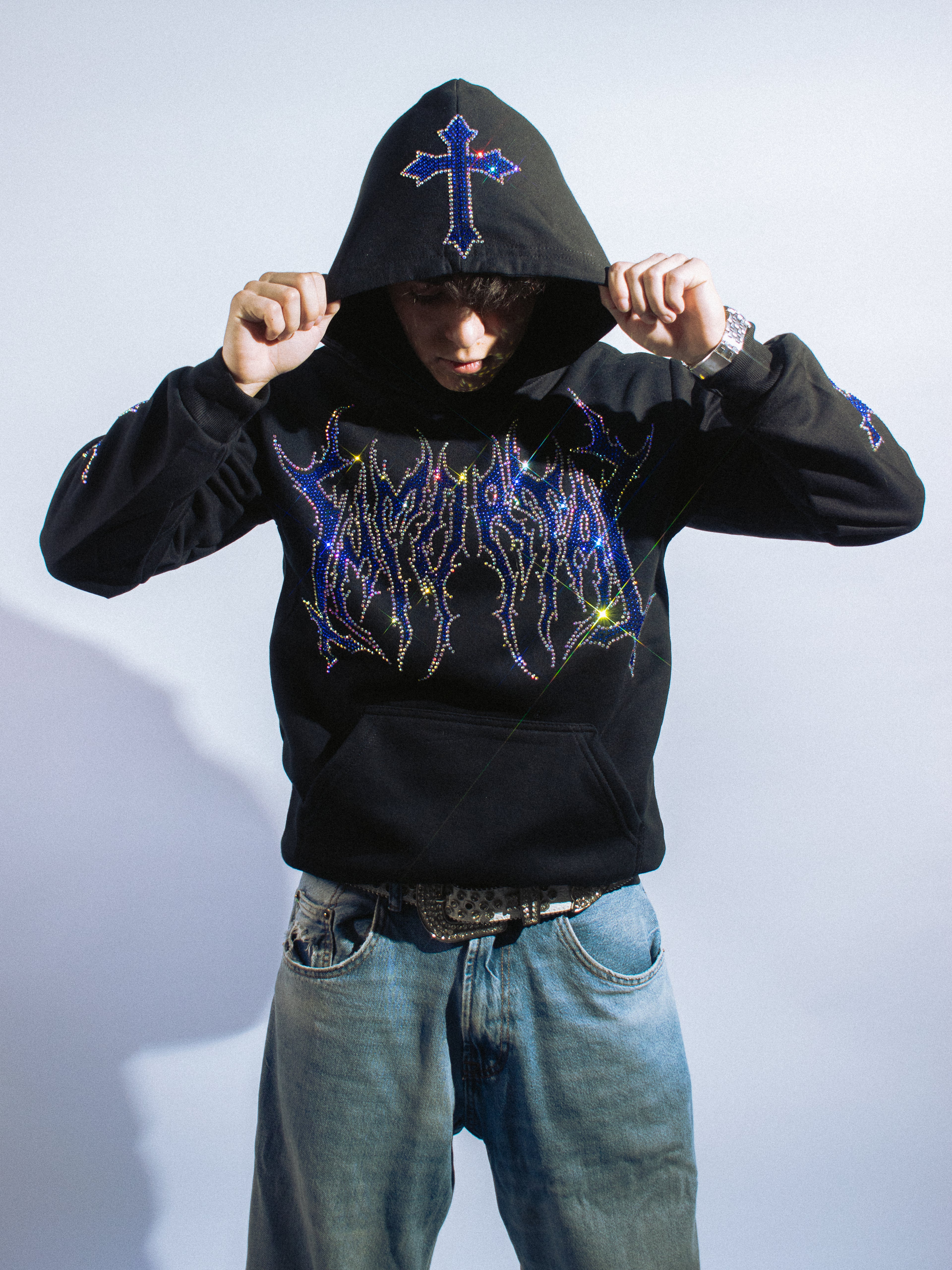 HEAVYGLOOM ROYAL BLUE HOODIE / ZIP