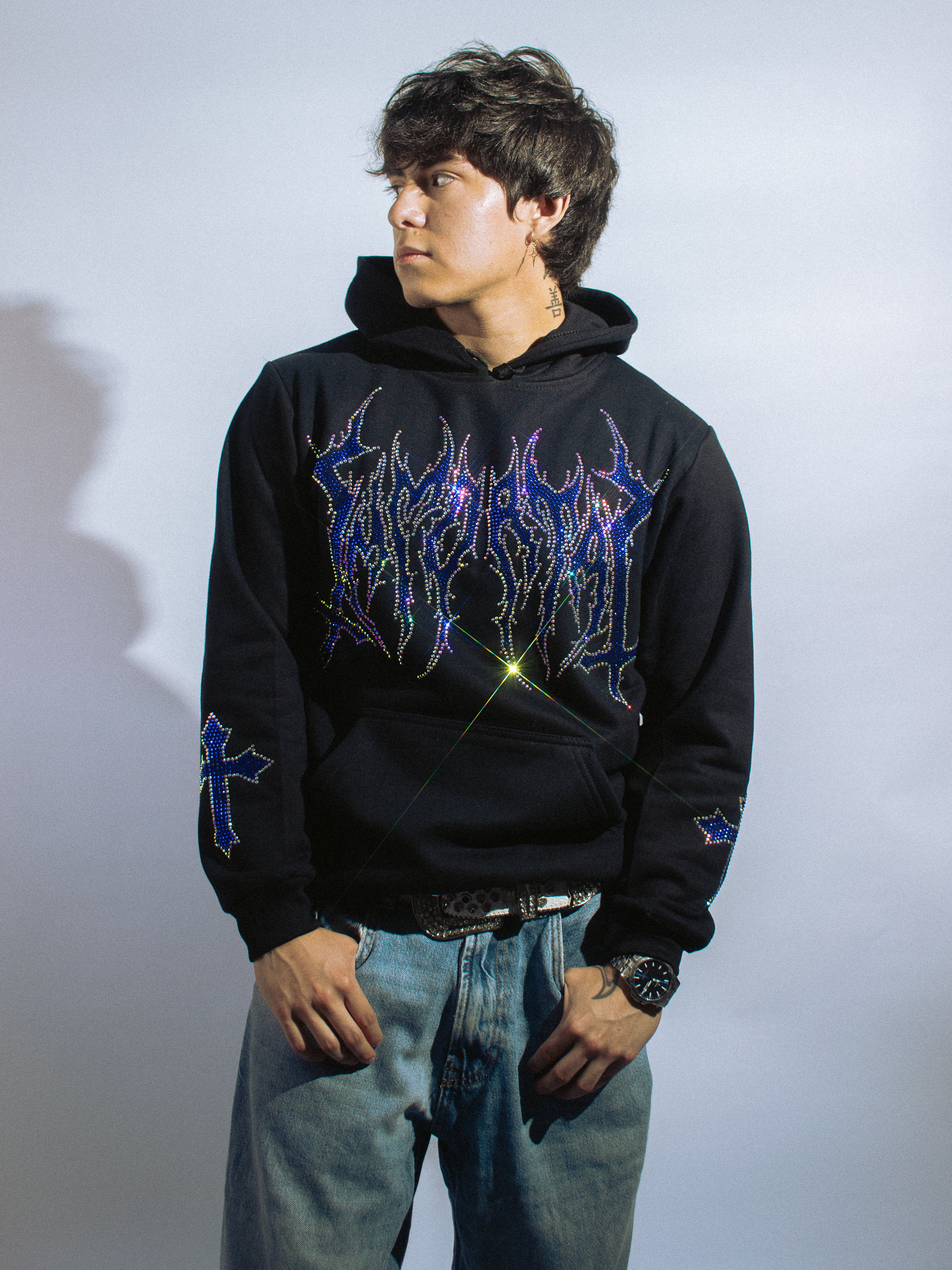 HEAVYGLOOM ROYAL BLUE HOODIE / ZIP