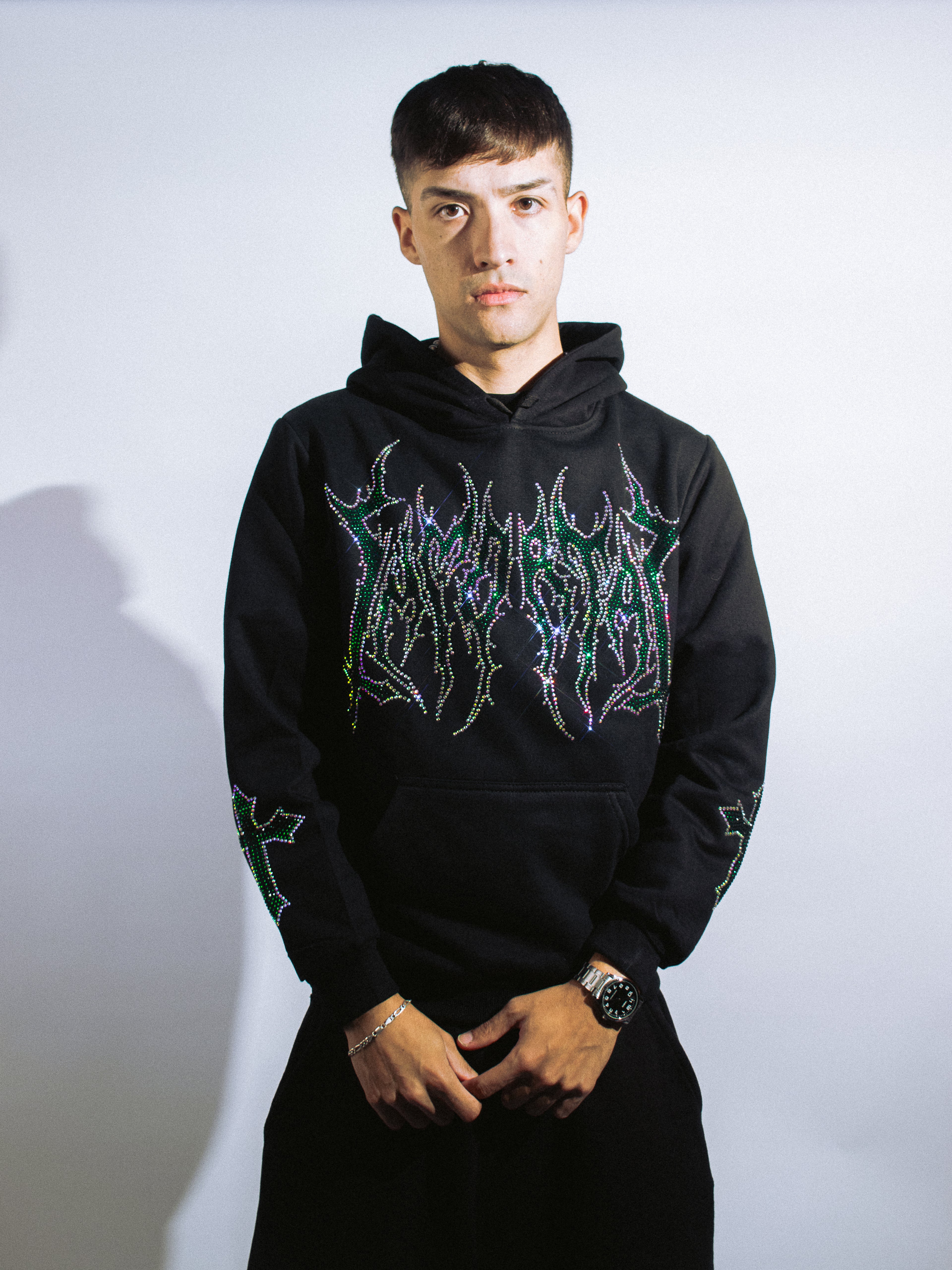 HEAVYGLOOM LEAF GREEN HOODIE / ZIP