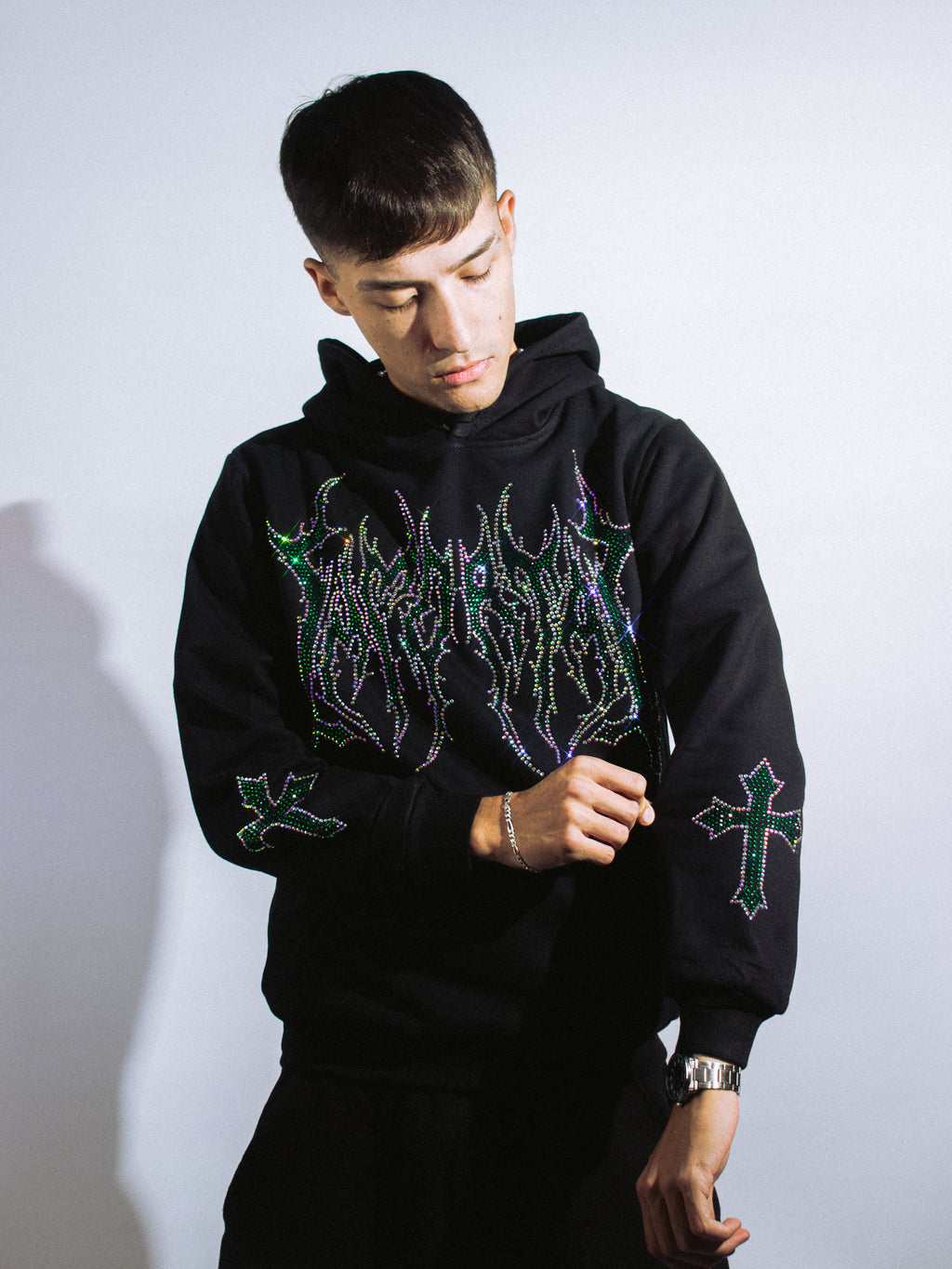 HEAVYGLOOM LEAF GREEN HOODIE / ZIP