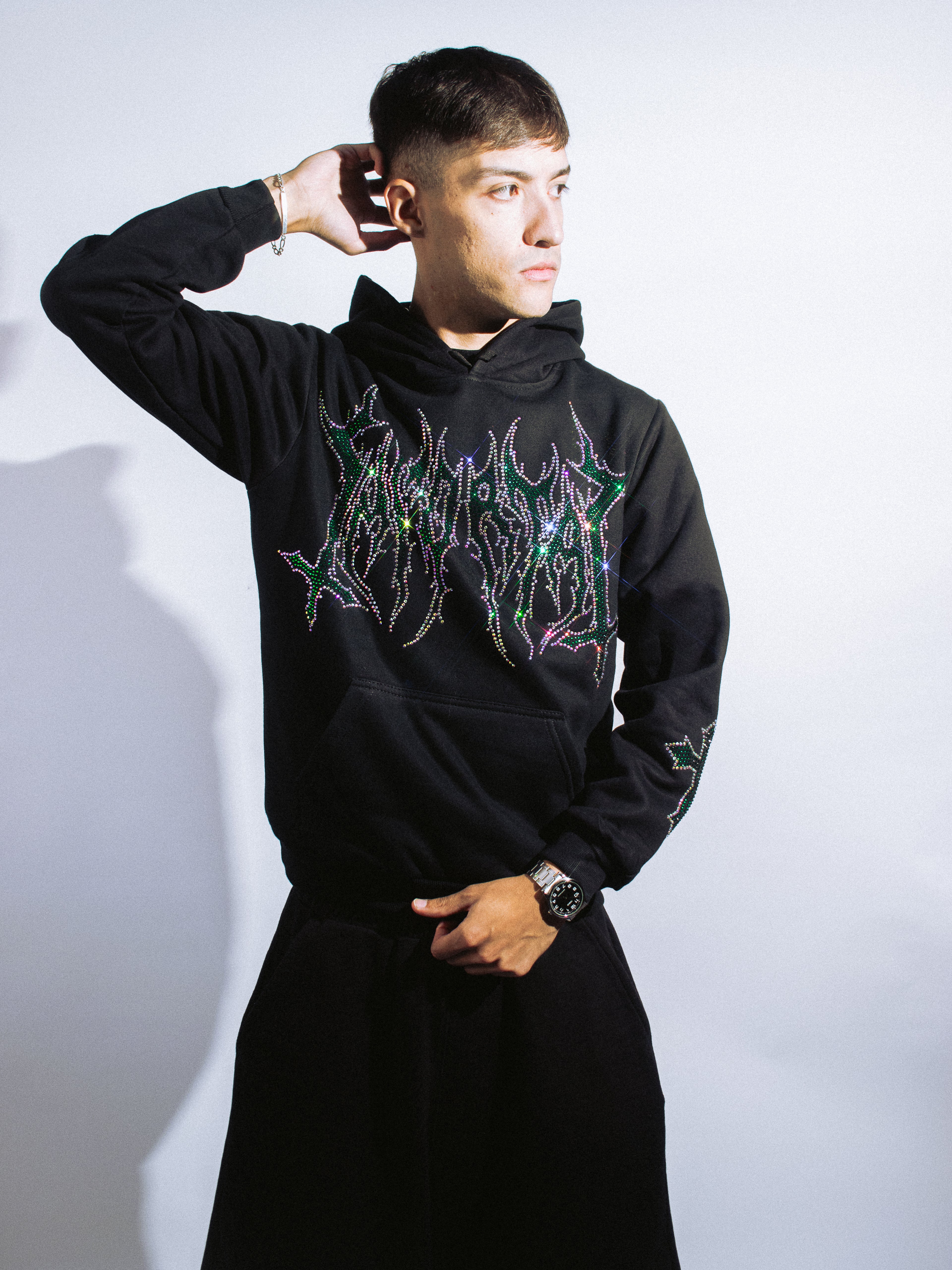 HEAVYGLOOM LEAF GREEN HOODIE / ZIP