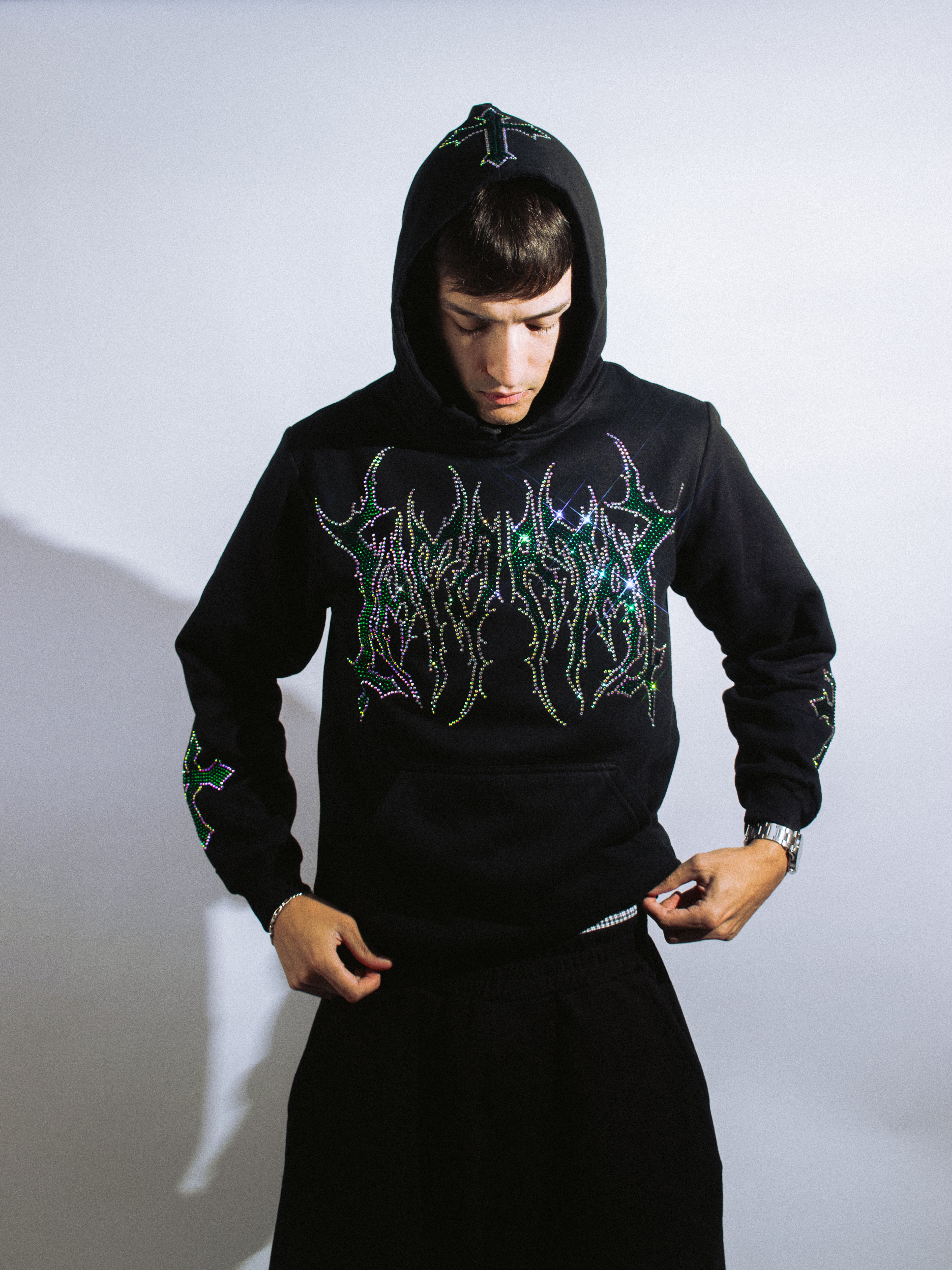 HEAVYGLOOM LEAF GREEN HOODIE / ZIP