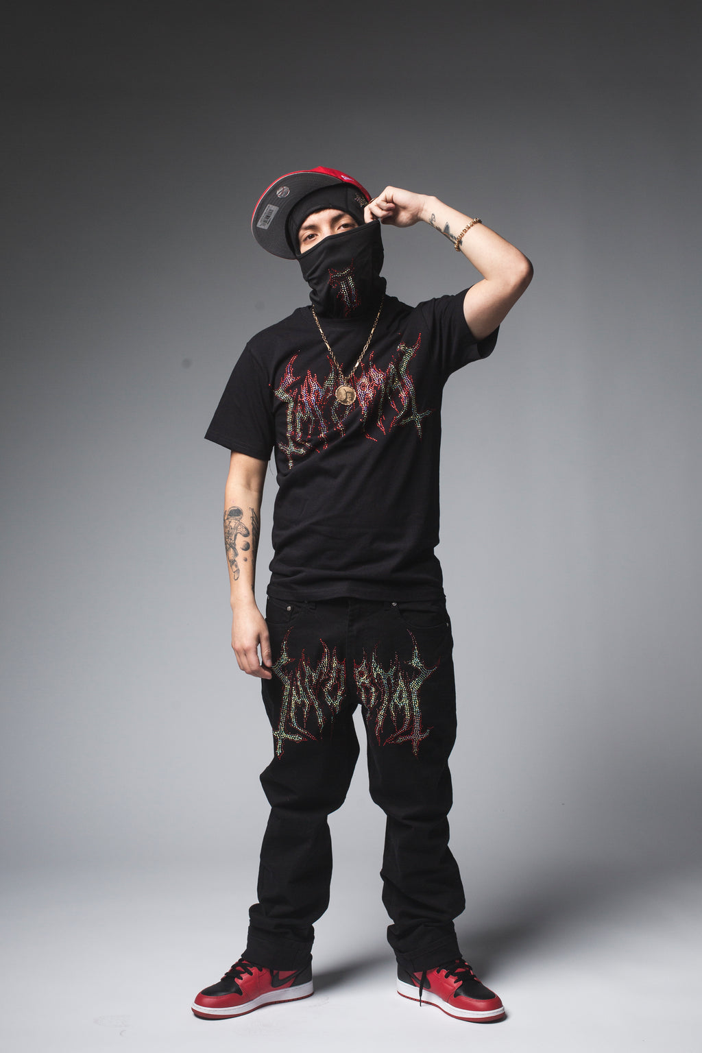 IMMORTAL HEAVYGLOOM CRYSTALS RED DIAMONDS SHIRT