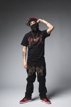 IMMORTAL HEAVYGLOOM CRYSTALS RED DIAMONDS SHIRT