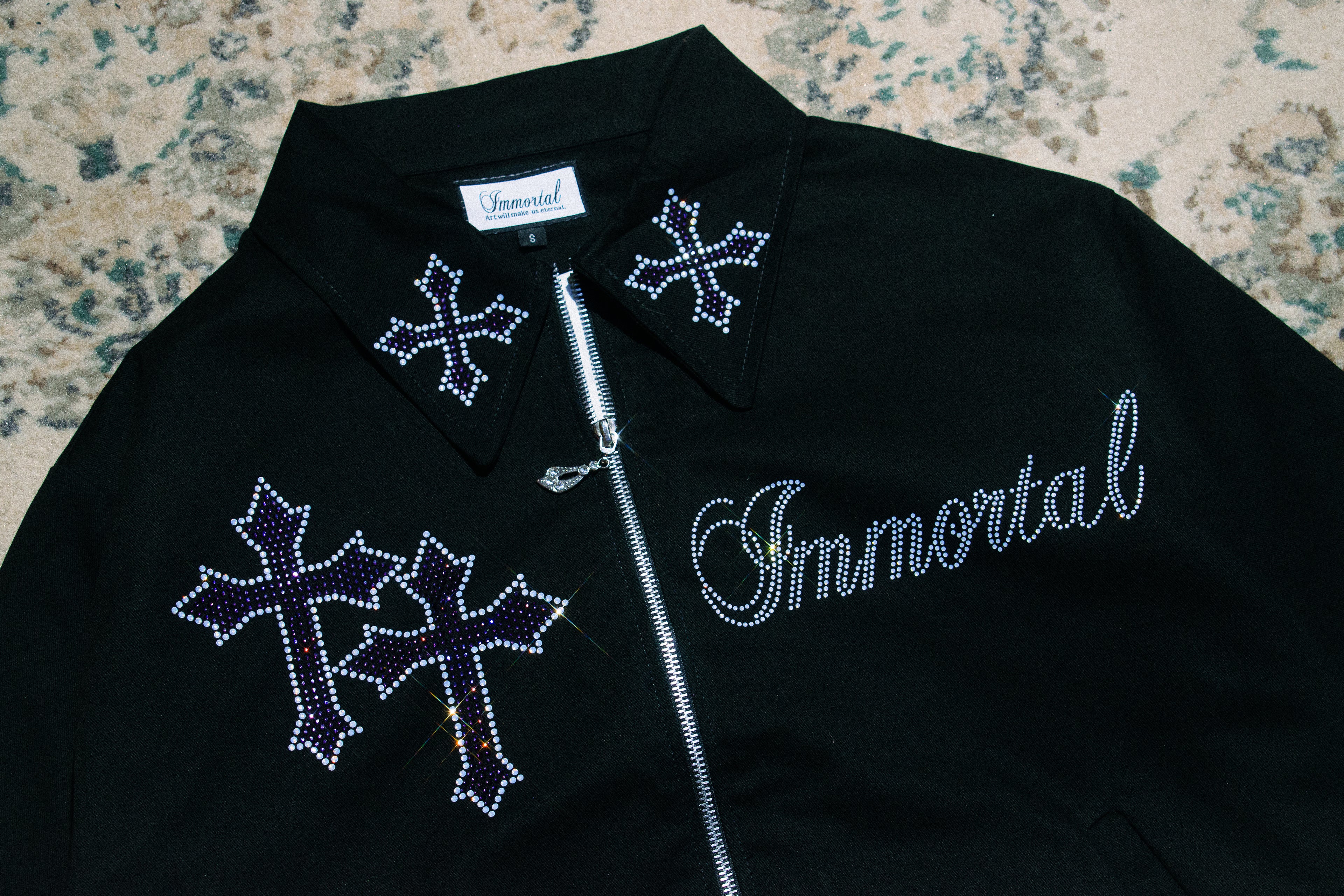 CODEINE PURPLE BOXY JACKET