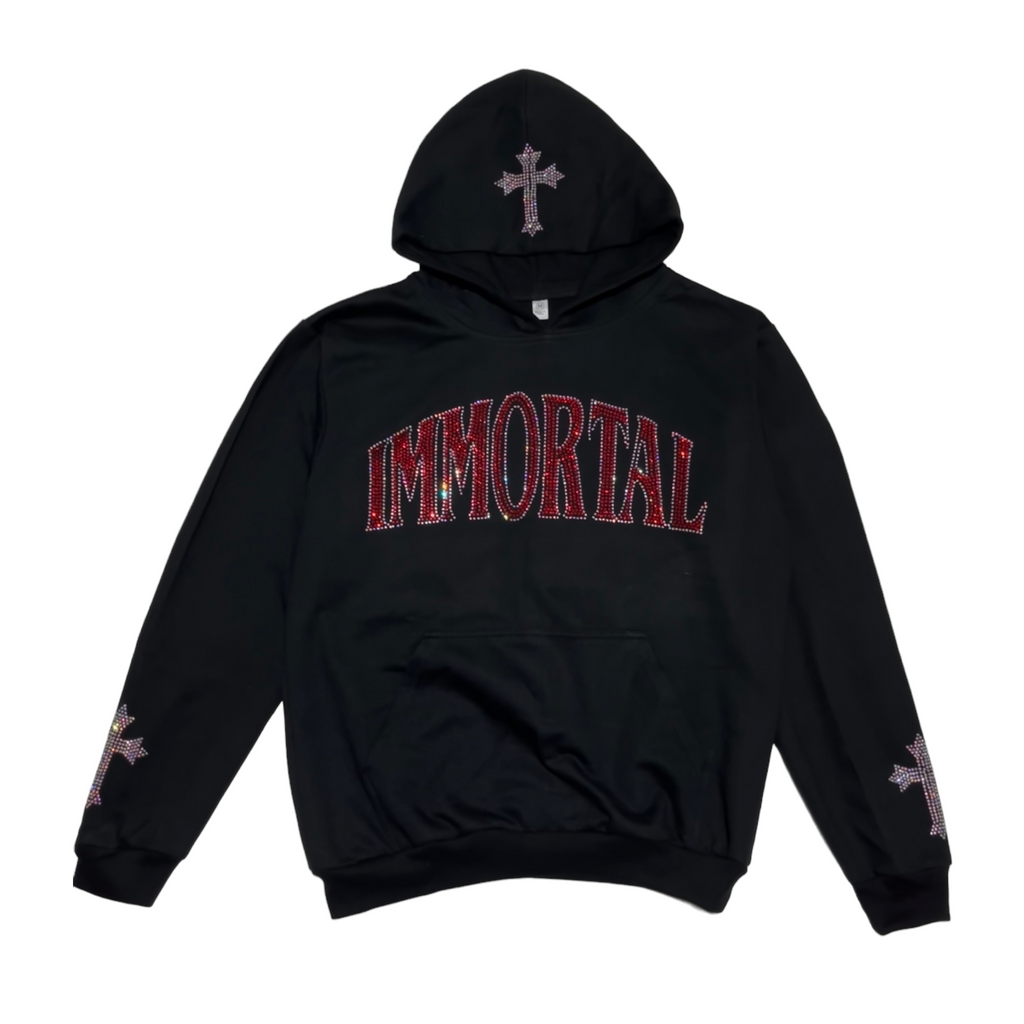 IMMORTAL CRYSTALS RUBY HOODIE