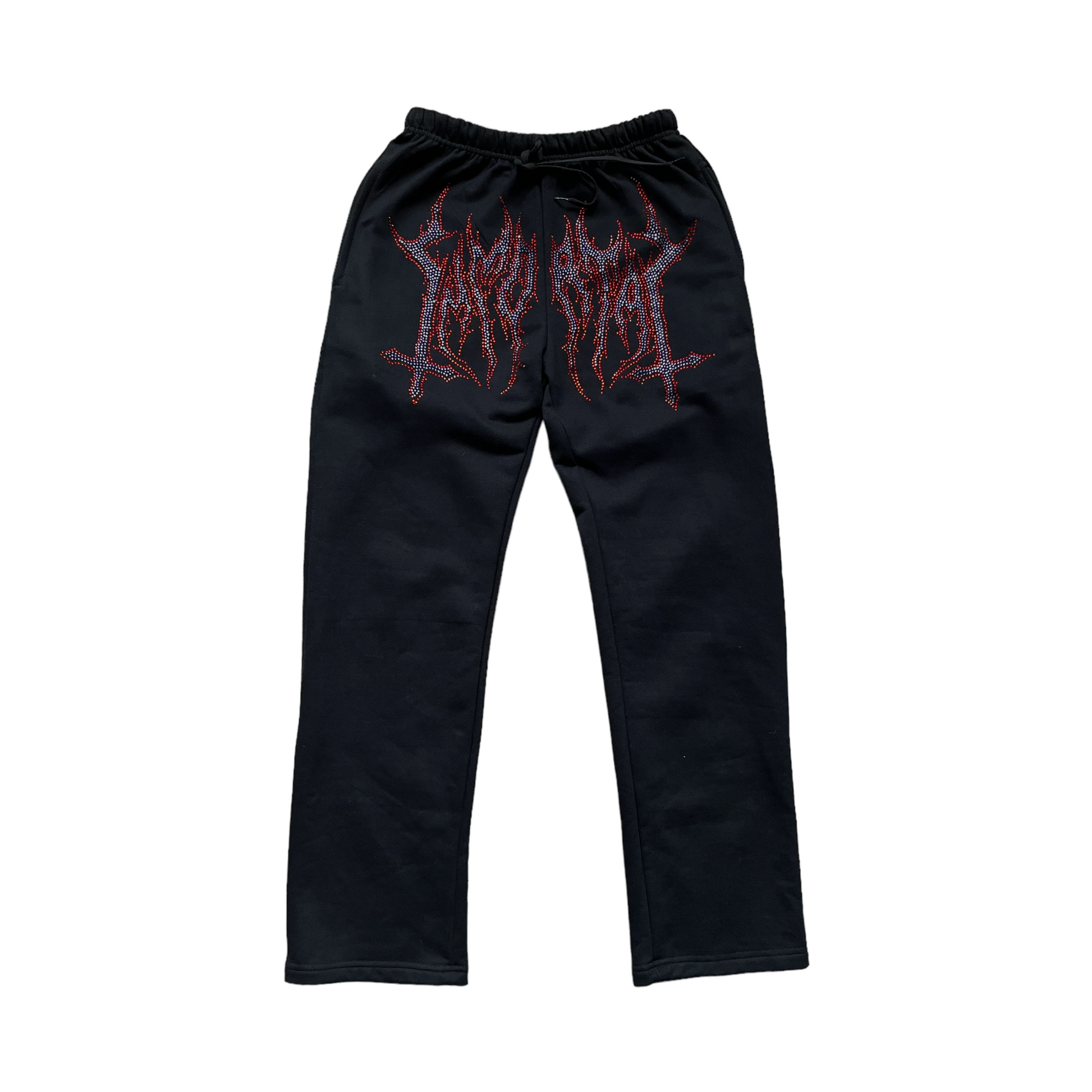 IMMORTAL CRYSTALS HEAVYGLOOM RED CODEINE TRACKPANT
