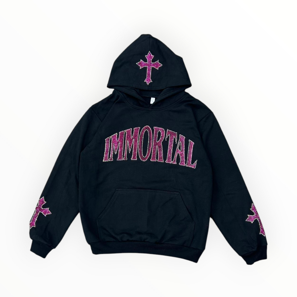CRYSTALS COTTONCANDY HOODIE / ZIP
