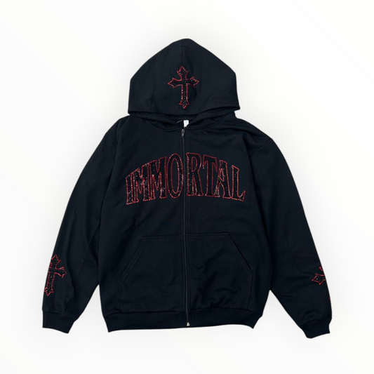 CRYSTALS REDVENOM HOODIE / ZIP