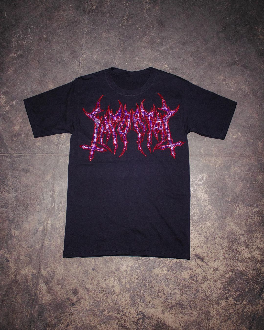 IMMORTAL HEAVYGLOOM CRYSTALS RED CODEINE SHIRT