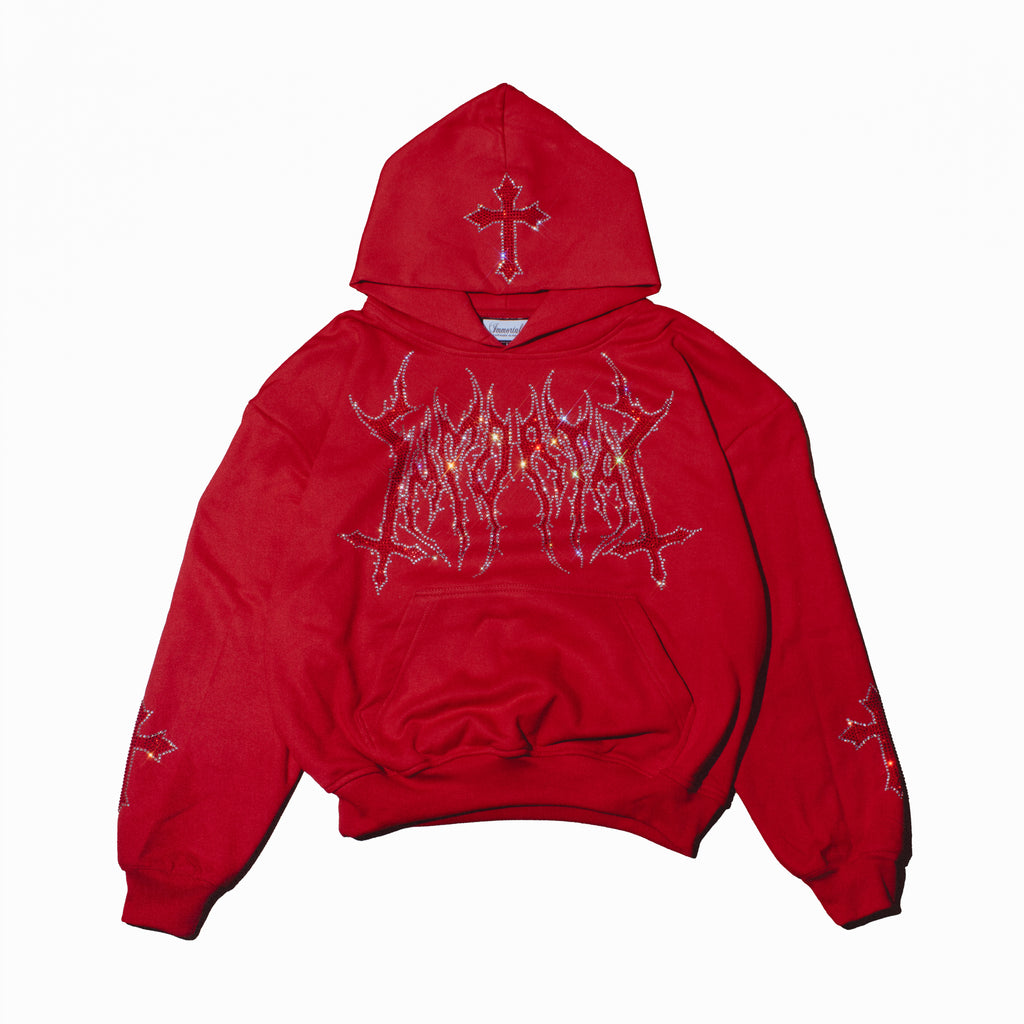HEAVYGLOOM BOXY HOODIE RED
