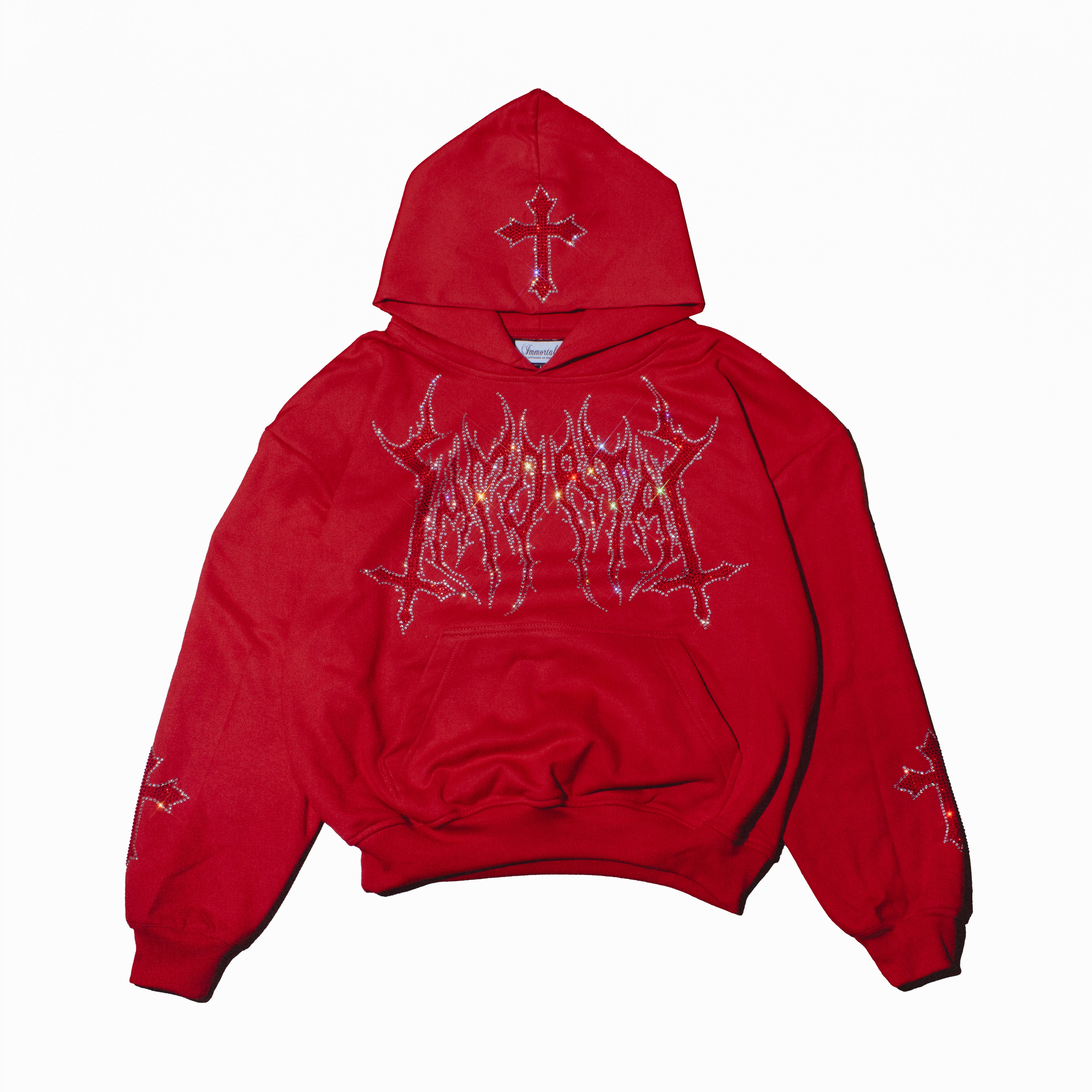 HEAVYGLOOM BOXY HOODIE RED