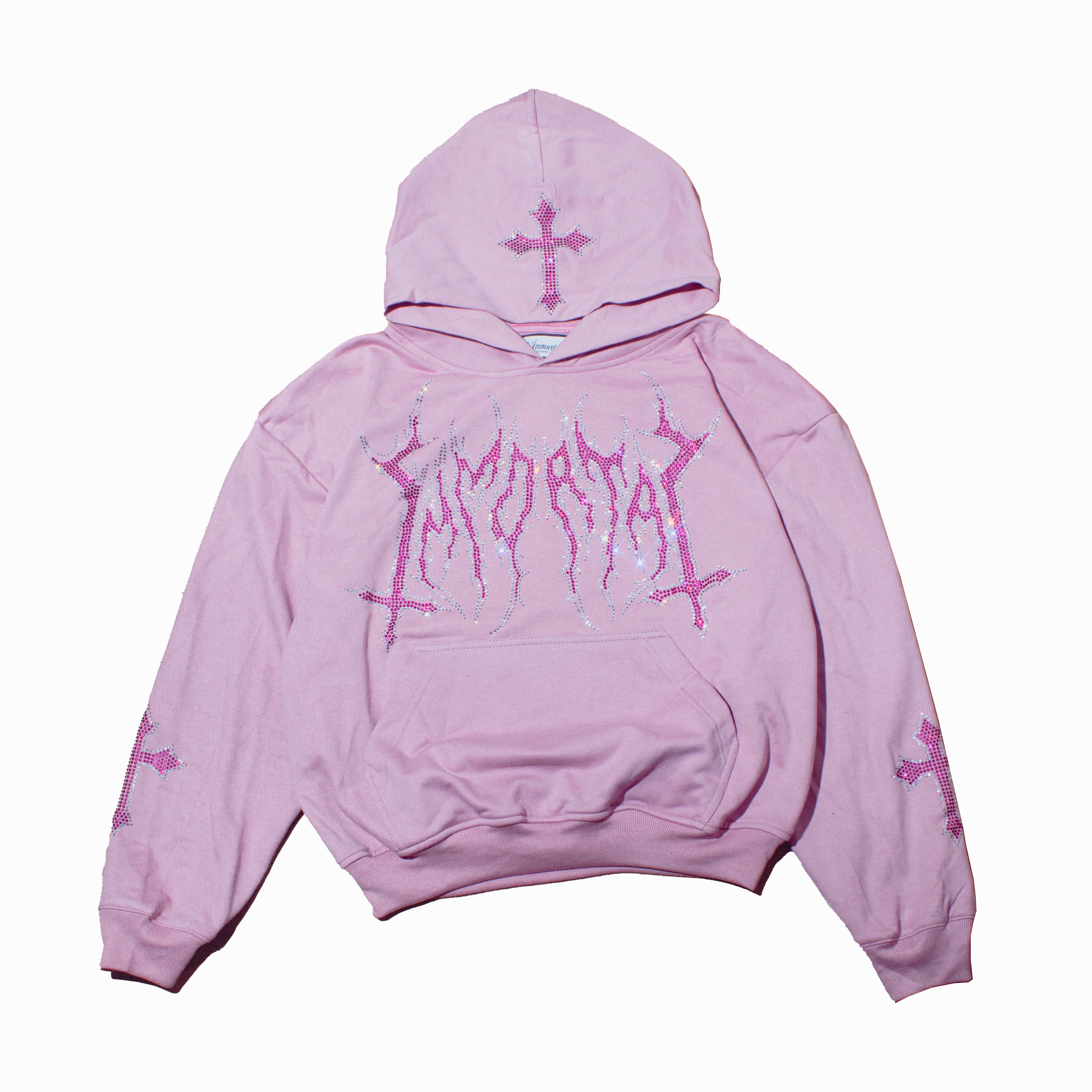 HEAVYGLOOM BOXY HOODIE PINK