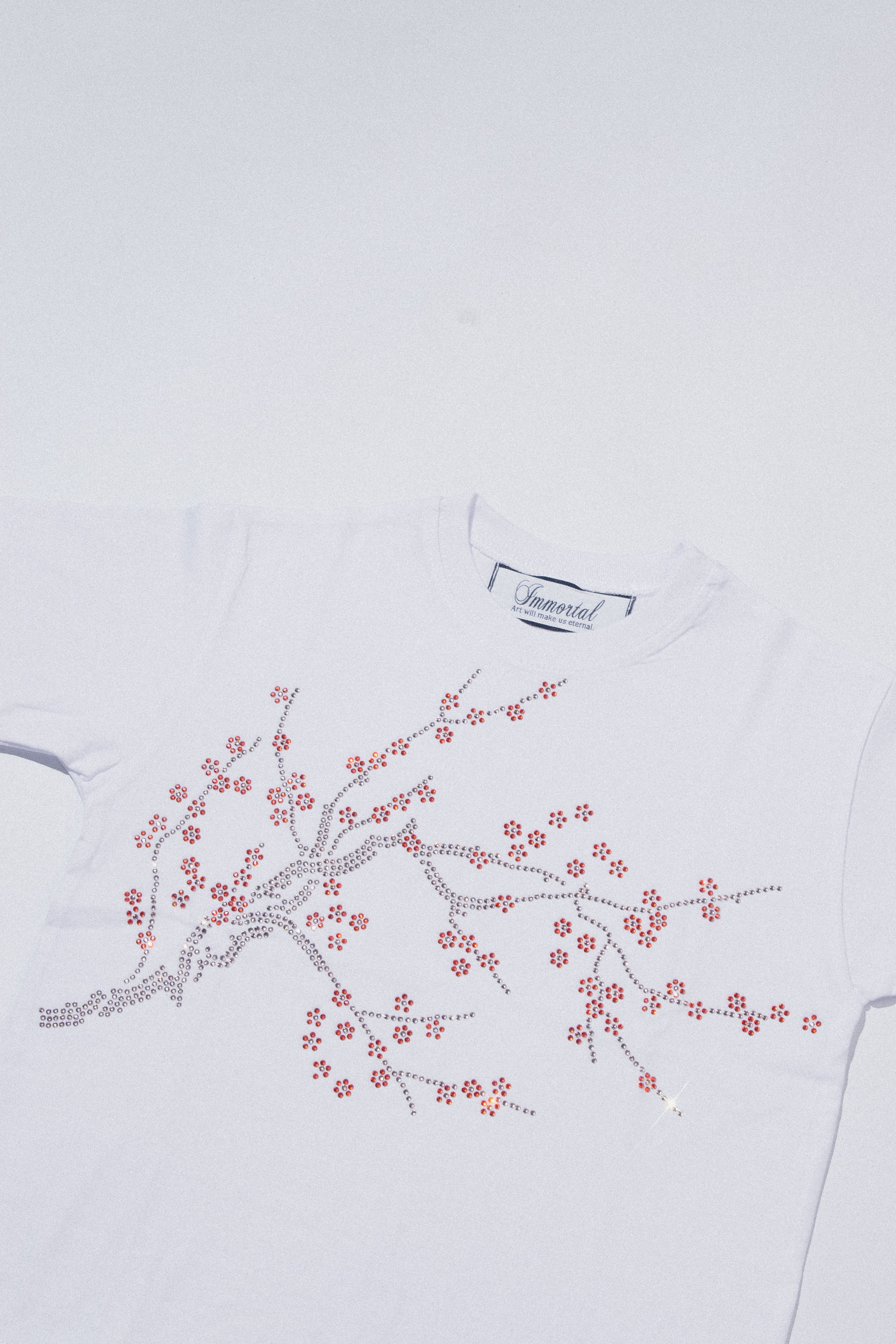 CHERRY BLOSSOM ORANGE BABY TEE