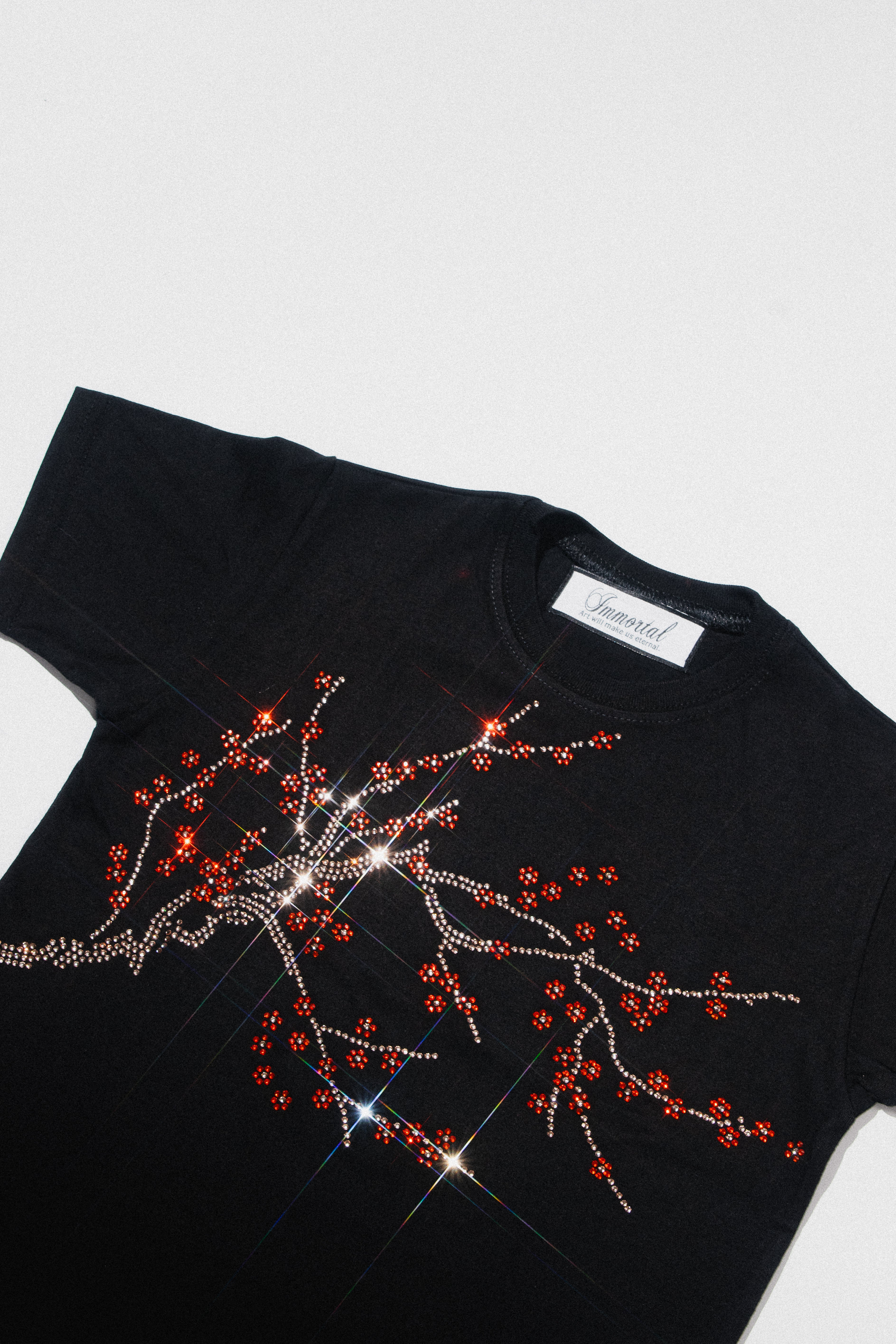 CHERRY BLOSSOM ORANGE BABY TEE