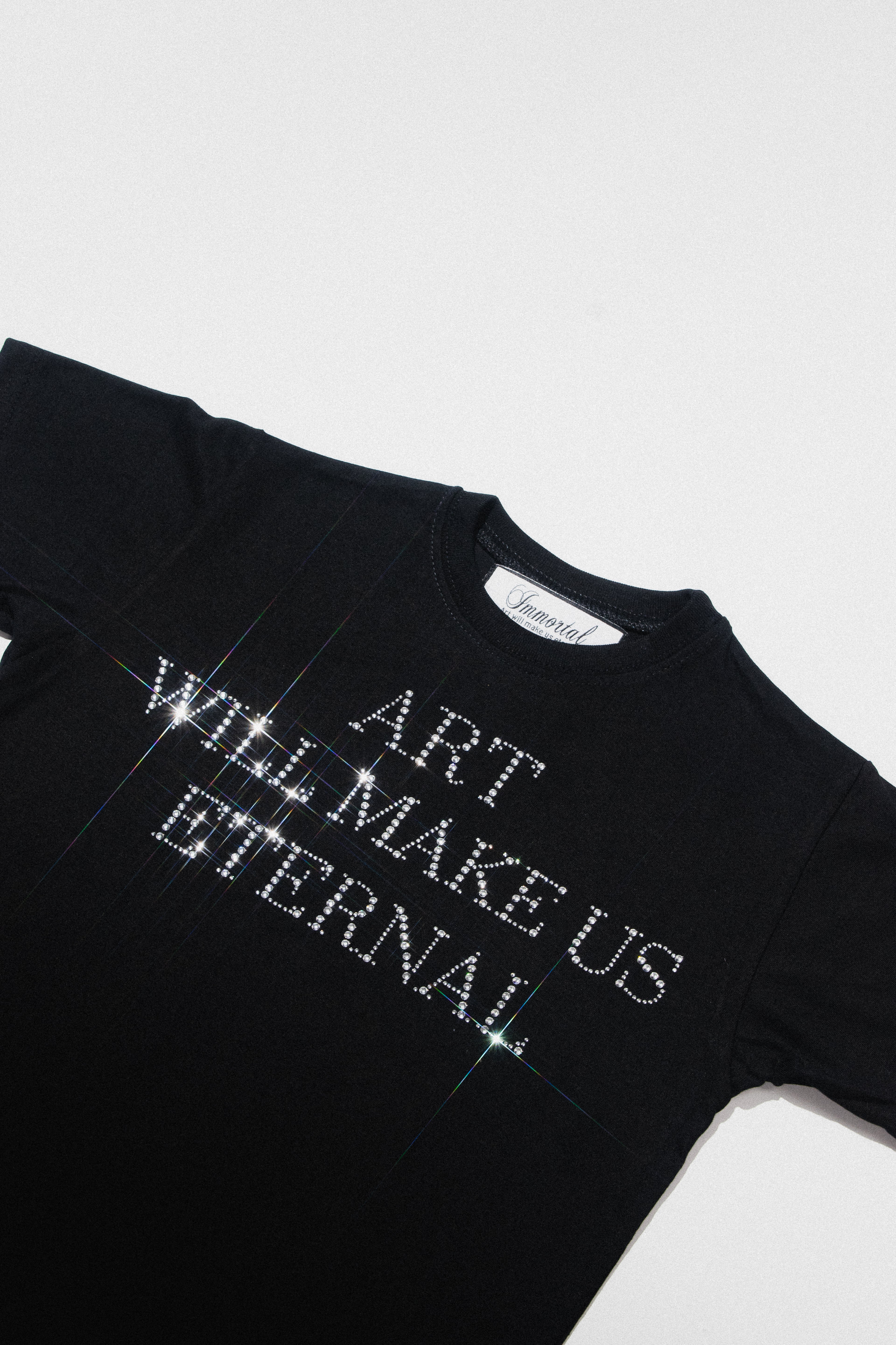 ART WILL MAKE US ETERNAL BABY TEE