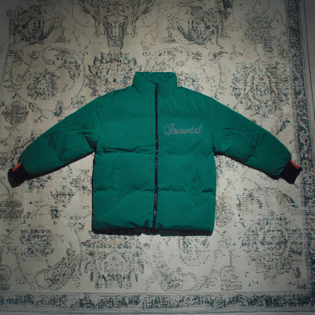 HEAVYGLOOM LEAFGREEN PUFFER JACKET